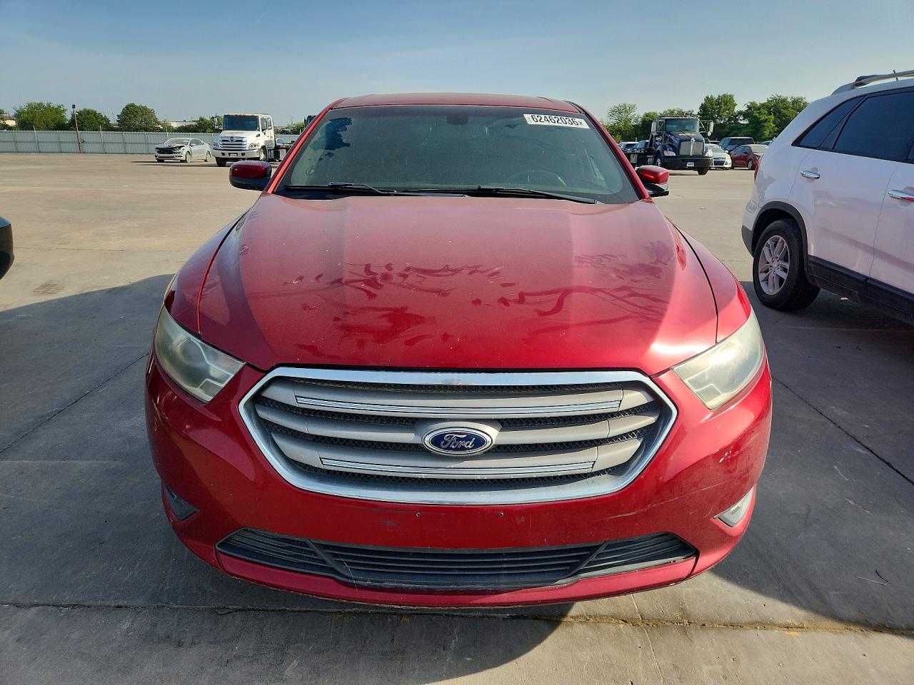 2013 Ford Taurus Sel Красный vin: 1FAHP2E81DG228729