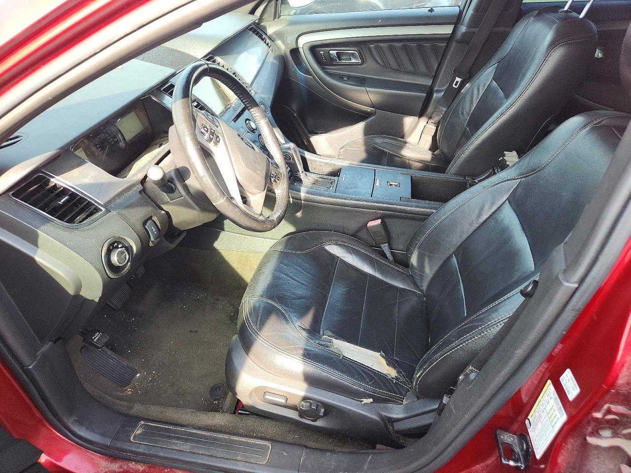 2013 Ford Taurus Sel Красный vin: 1FAHP2E81DG228729