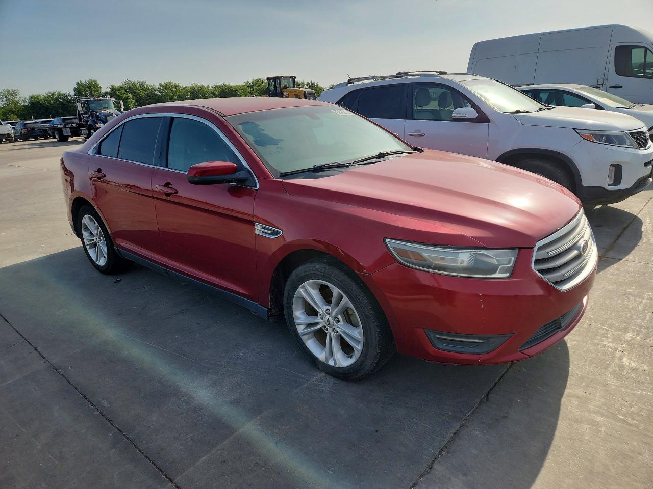 2013 Ford Taurus Sel Красный vin: 1FAHP2E81DG228729