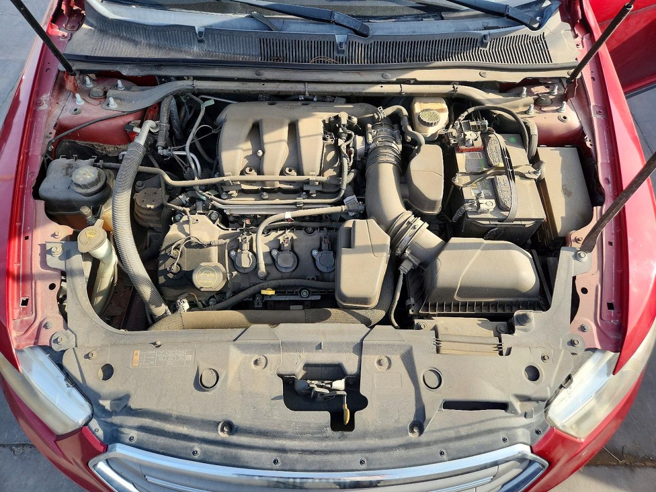 2013 Ford Taurus Sel Красный vin: 1FAHP2E81DG228729
