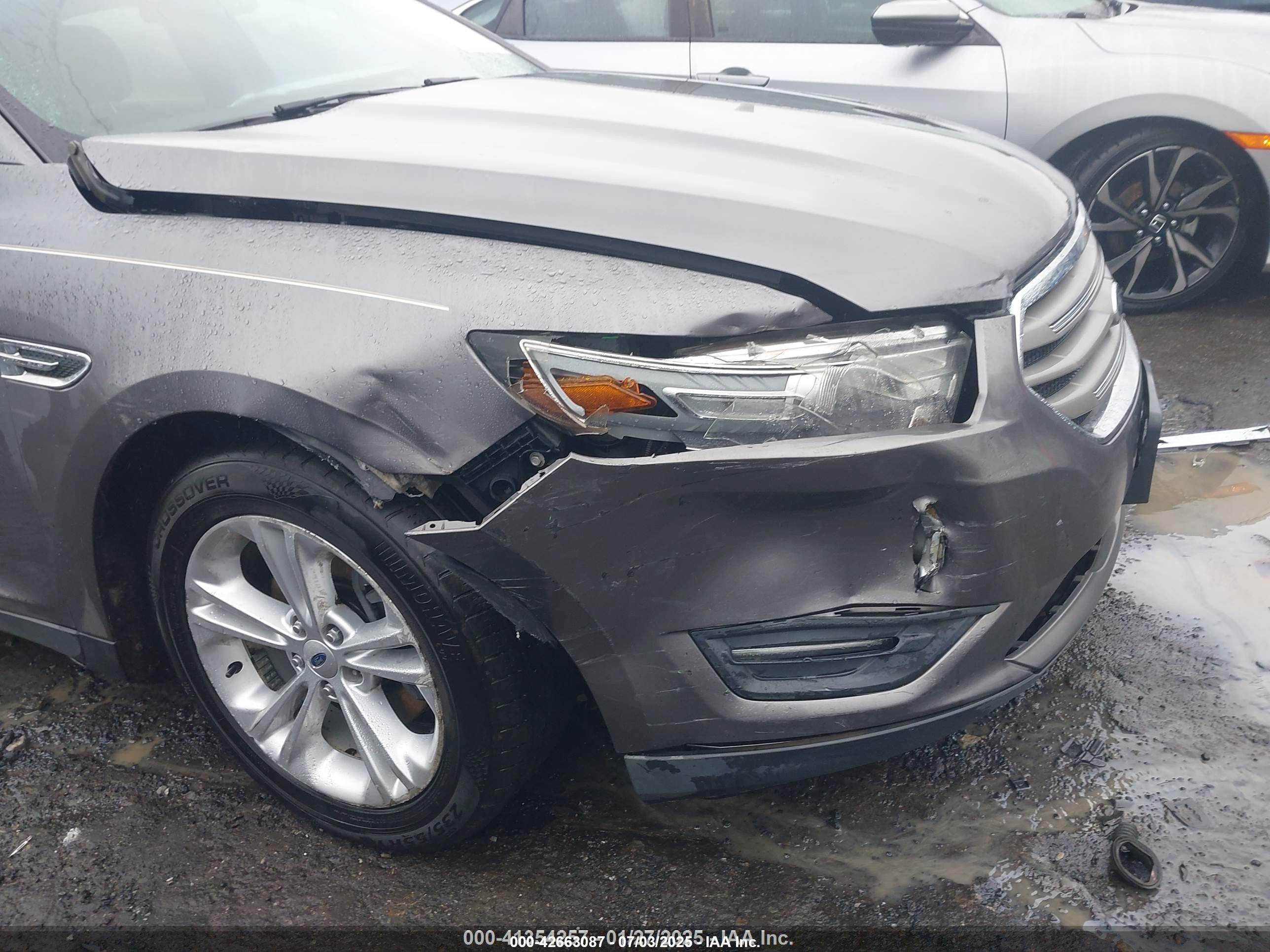 2013 Ford Taurus Sel Gray vin: 1FAHP2E81DG228830