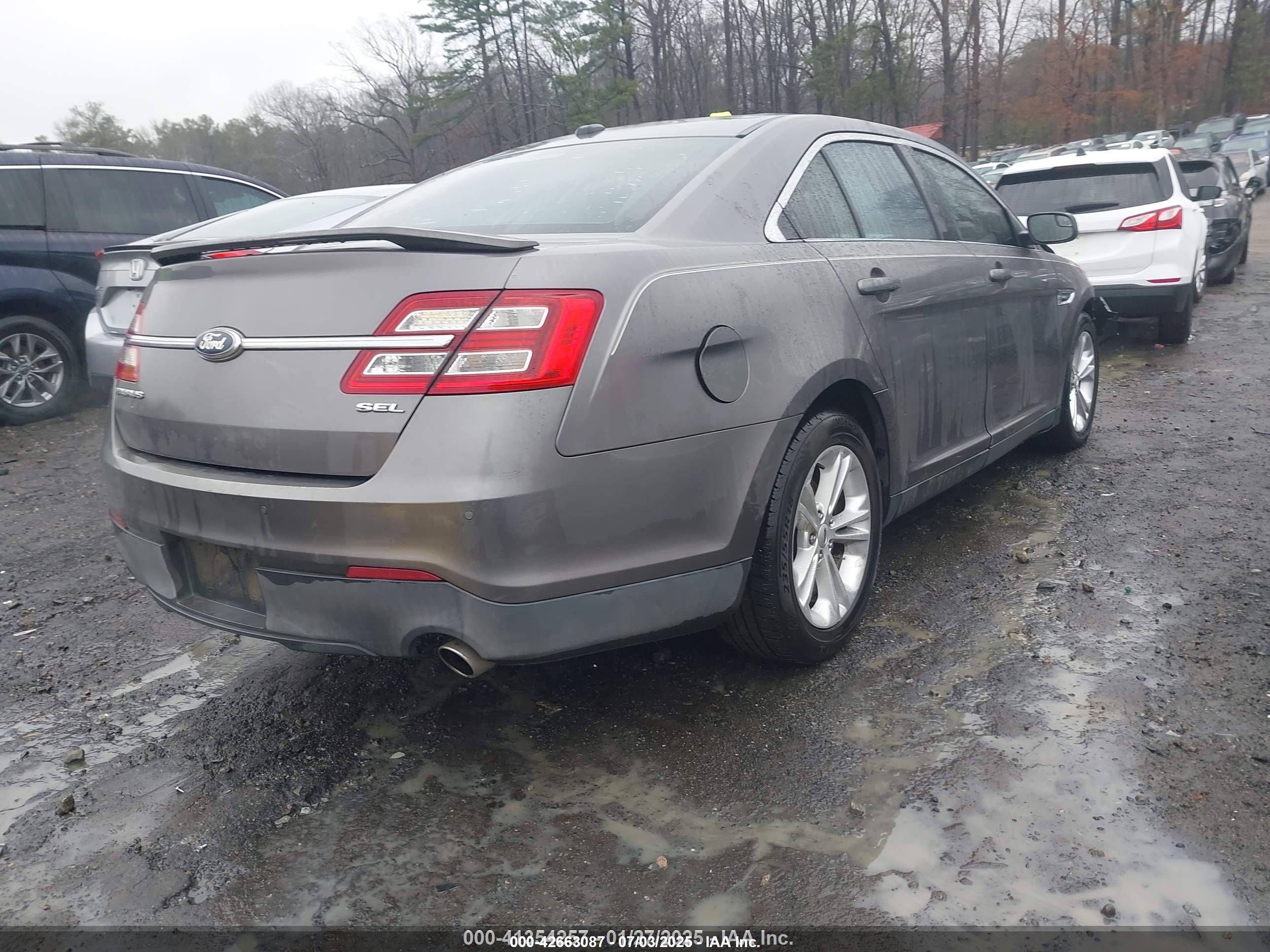 2013 Ford Taurus Sel Gray vin: 1FAHP2E81DG228830