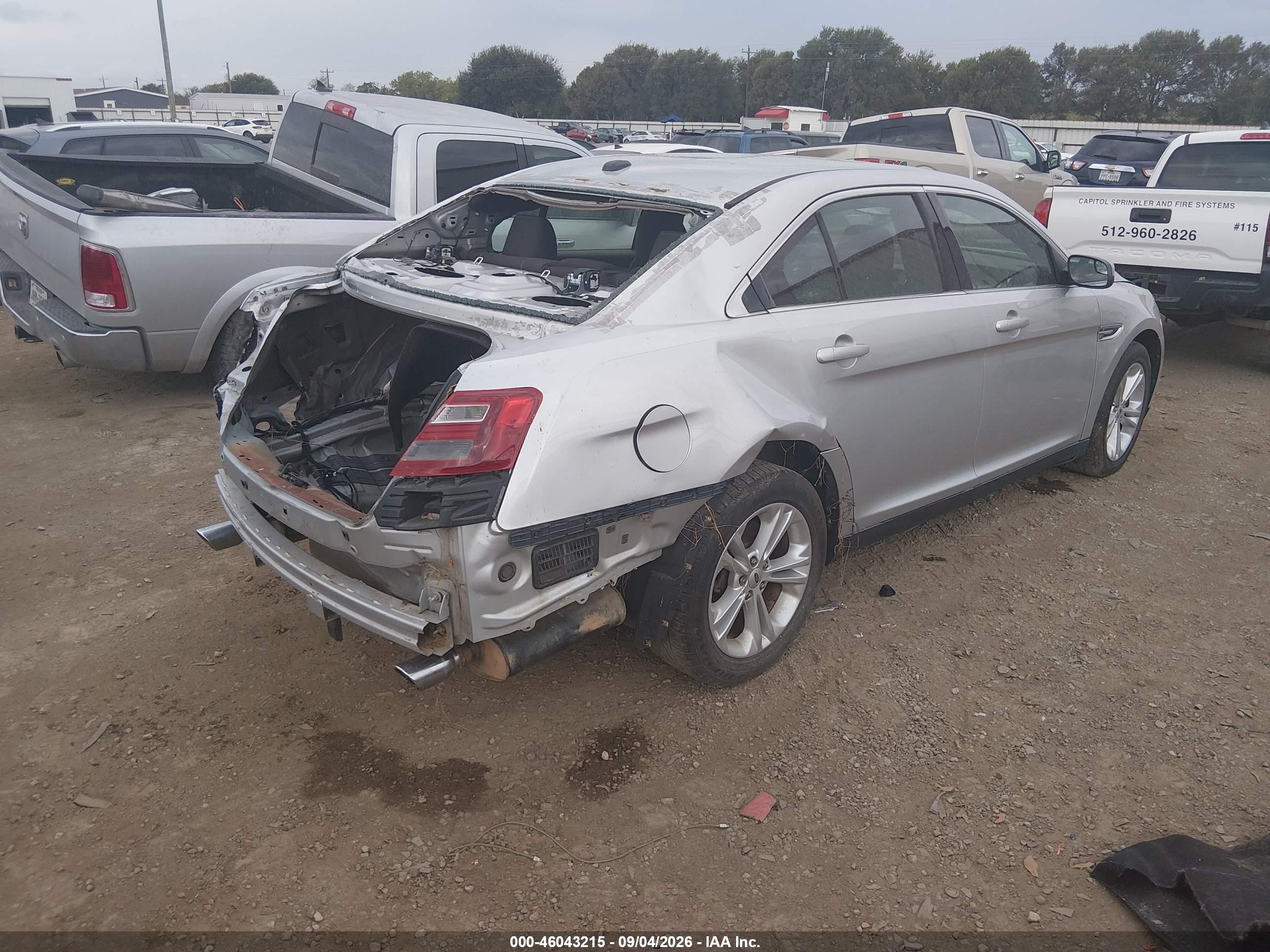 2013 Ford Taurus Sel Silver vin: 1FAHP2E81DG230531