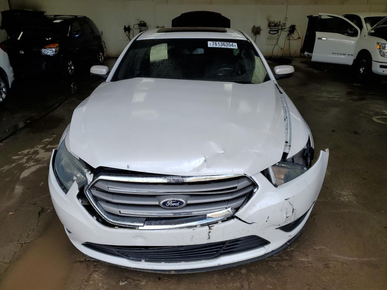 2014 Ford Taurus Sel White vin: 1FAHP2E81EG100363