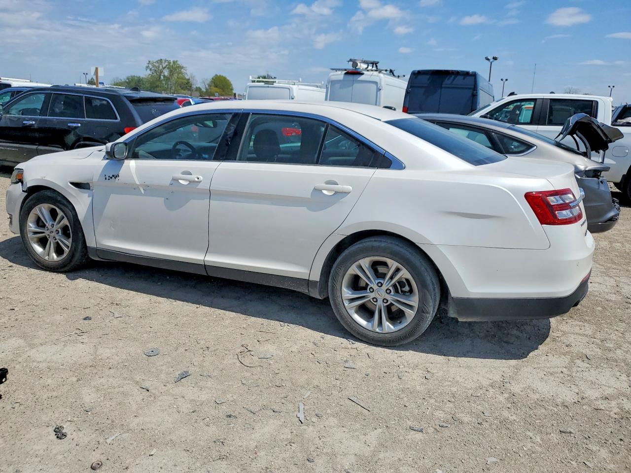 2014 Ford Taurus Sel White vin: 1FAHP2E81EG100363