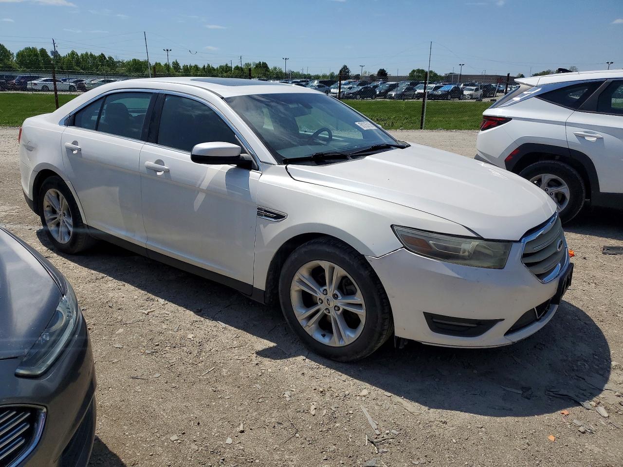 2014 Ford Taurus Sel White vin: 1FAHP2E81EG100363