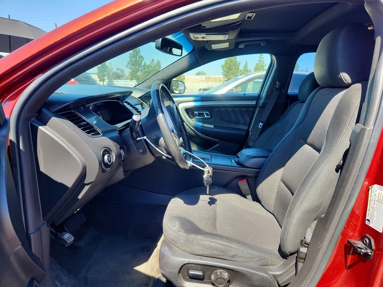 2014 Ford Taurus Sel Red vin: 1FAHP2E81EG126865