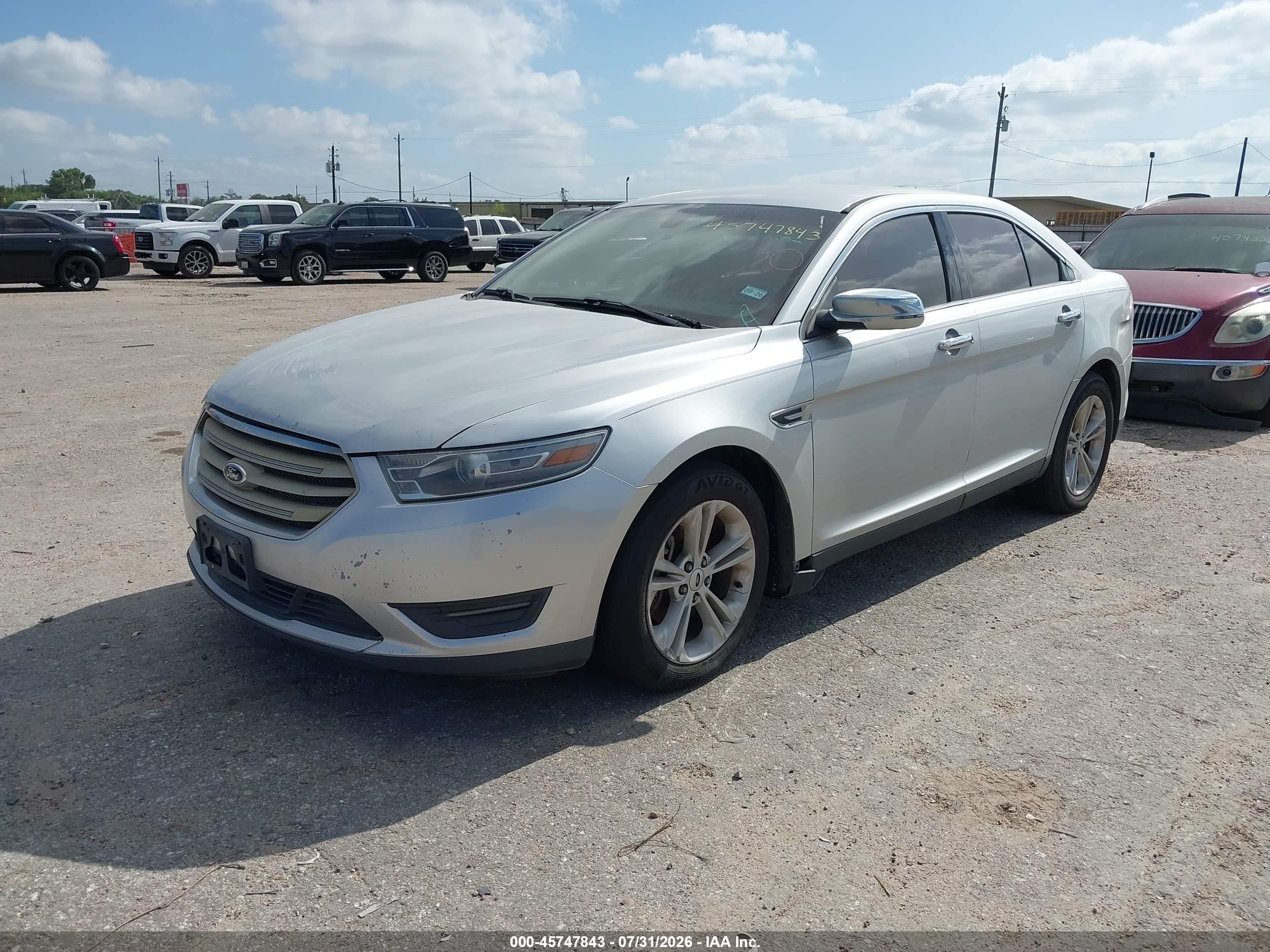 2014 Ford Taurus Sel Серебряный vin: 1FAHP2E81EG140796