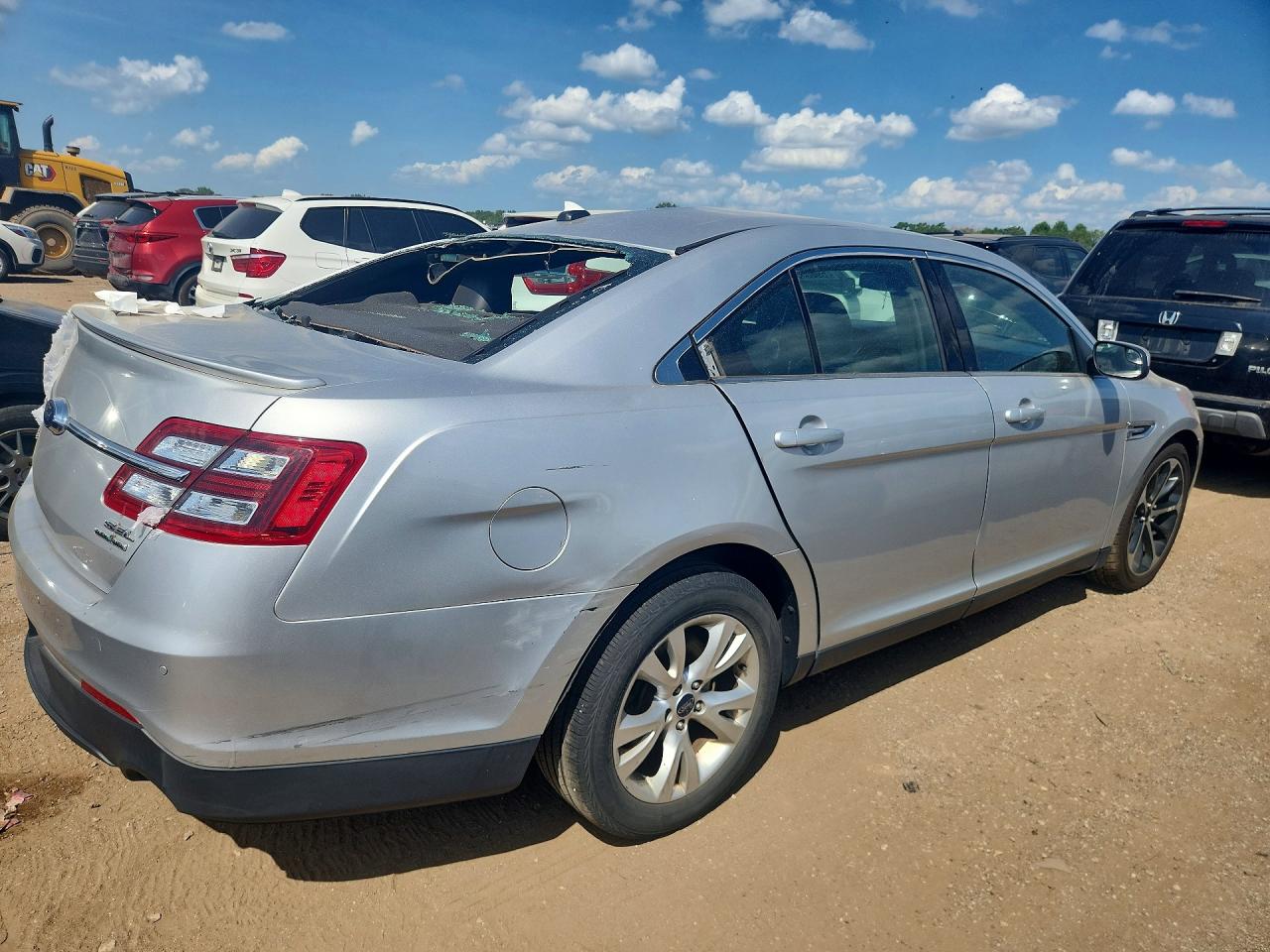 2014 Ford Taurus Sel Silver vin: 1FAHP2E81EG147828