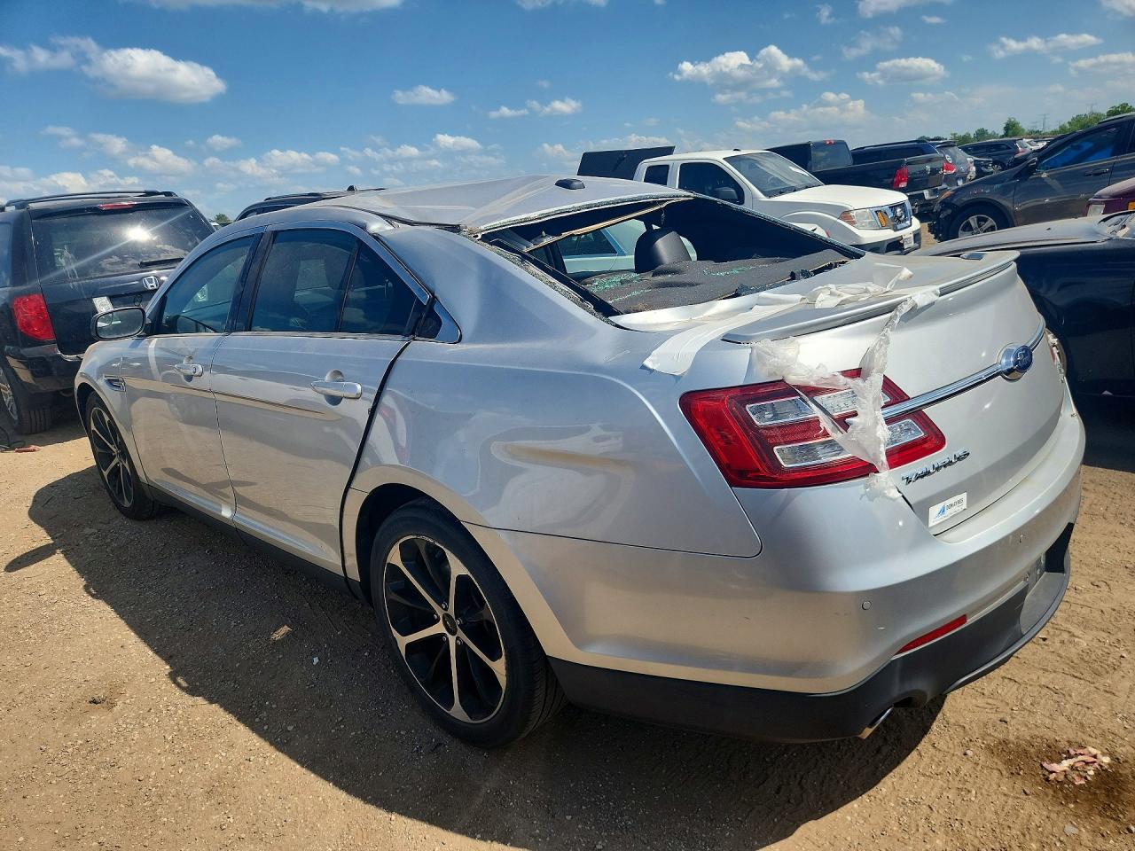 2014 Ford Taurus Sel Silver vin: 1FAHP2E81EG147828