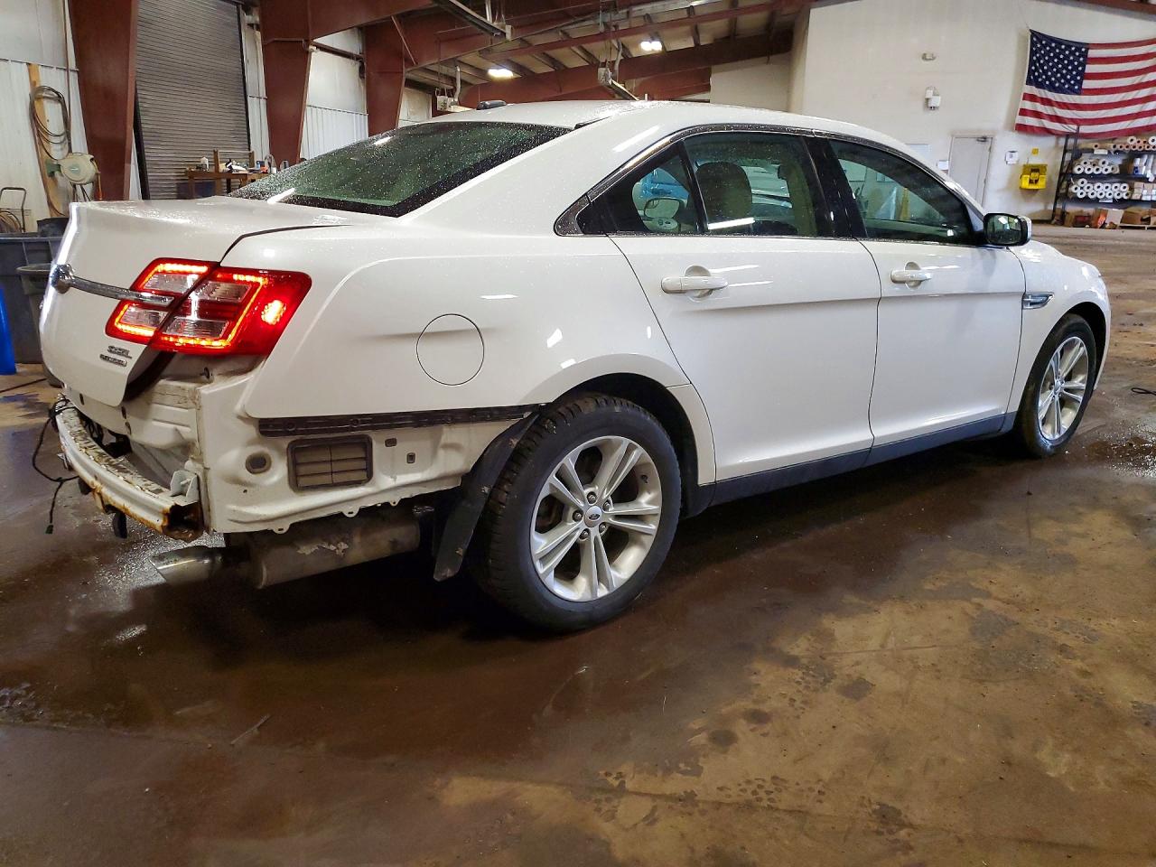2015 Ford Taurus Sel White vin: 1FAHP2E81FG101689