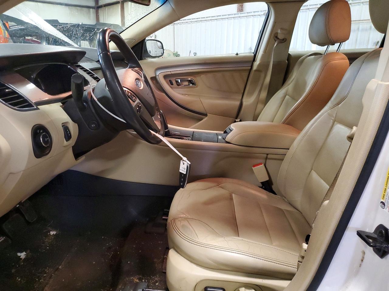 2015 Ford Taurus Sel White vin: 1FAHP2E81FG101689