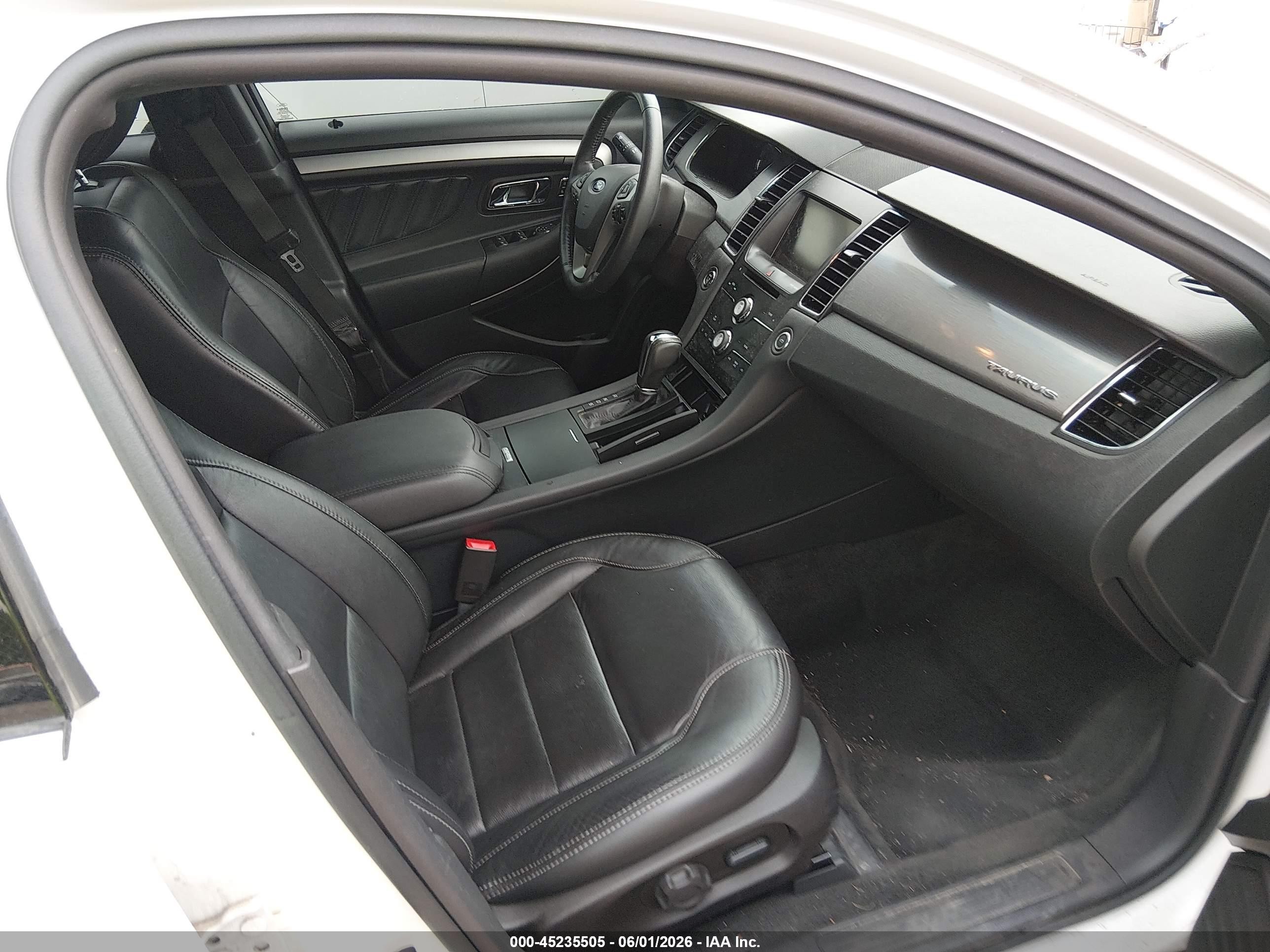 2015 Ford Taurus Sel White vin: 1FAHP2E81FG133137