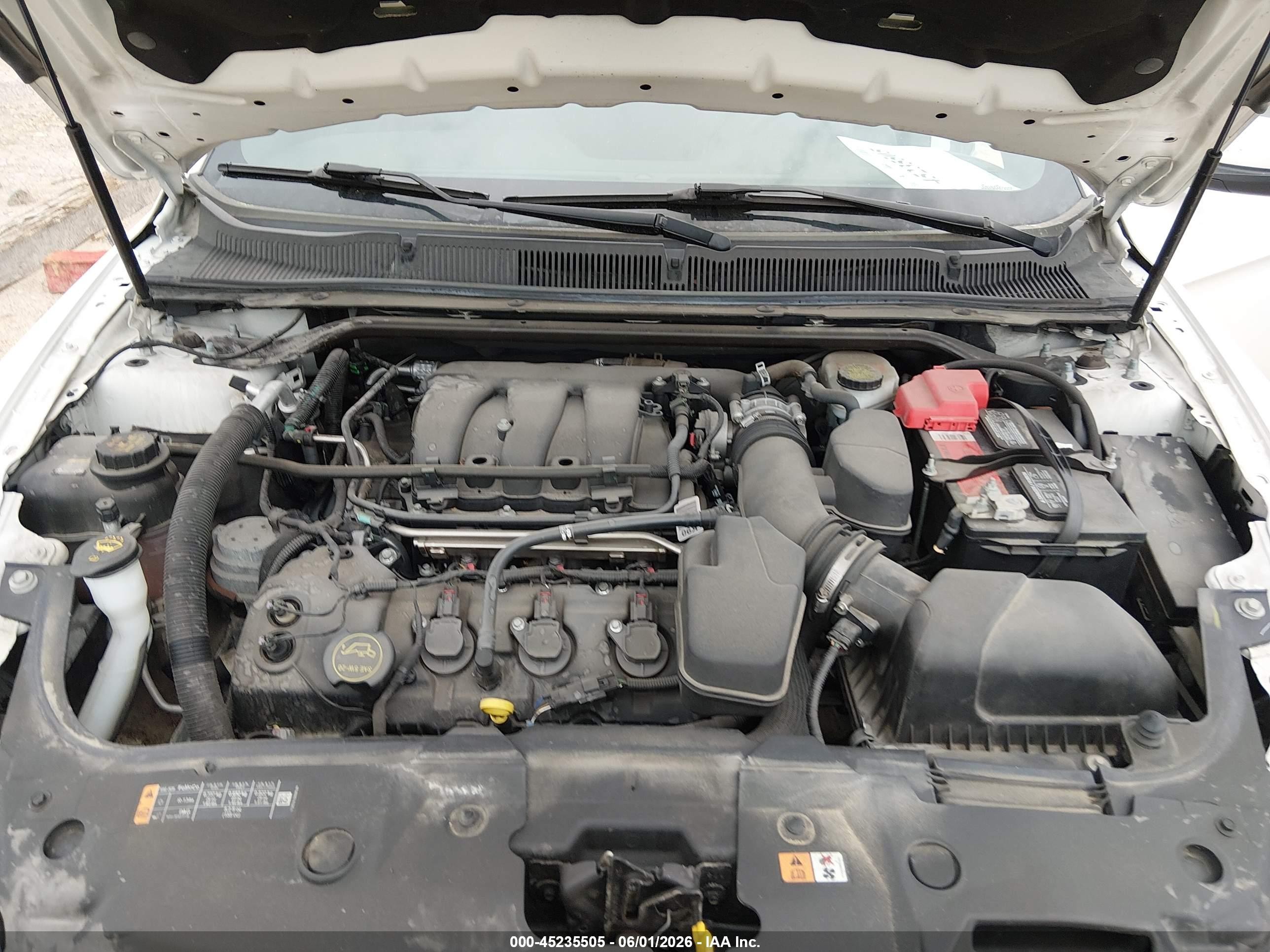 2015 Ford Taurus Sel White vin: 1FAHP2E81FG133137