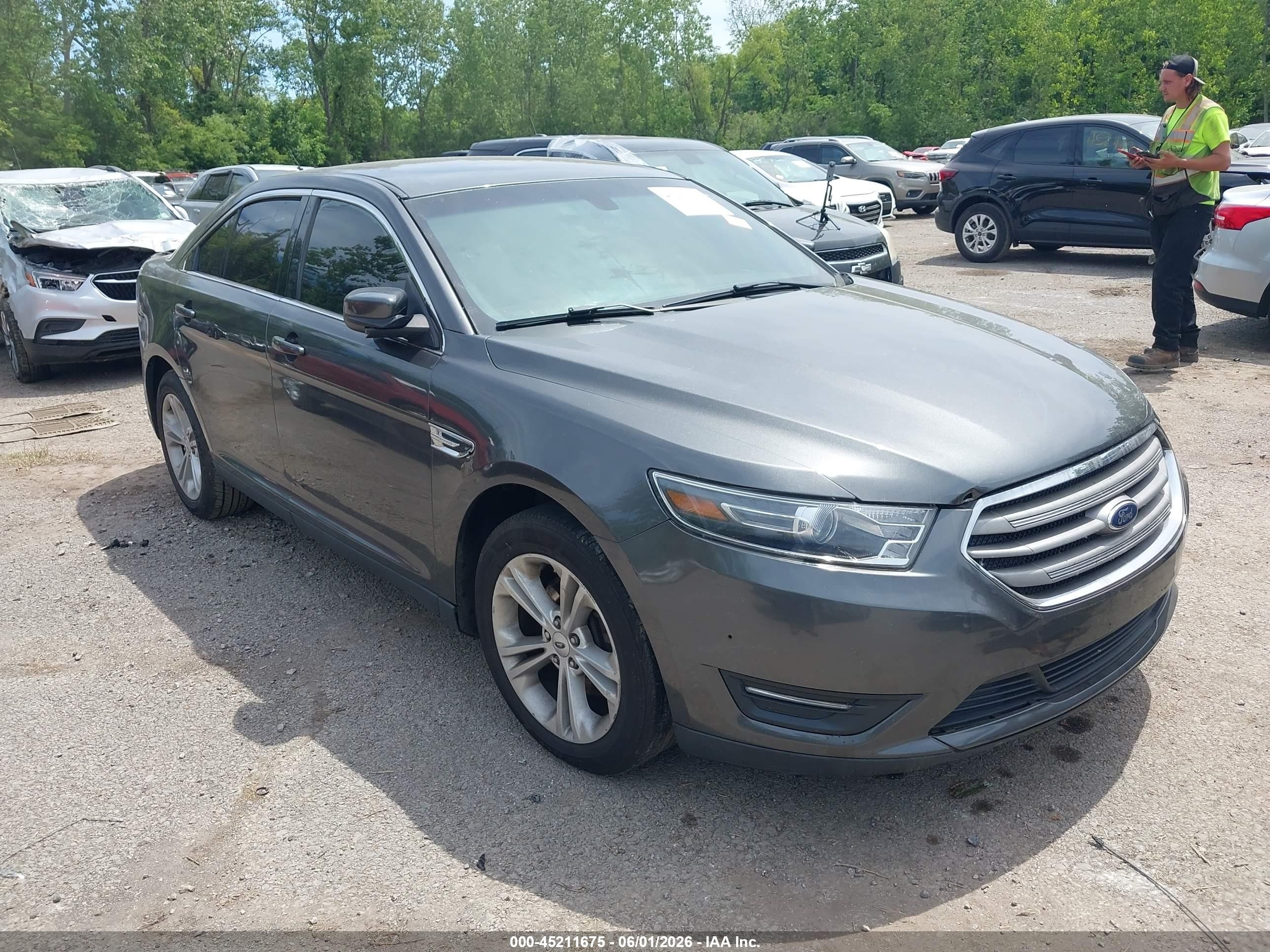 2015 Ford Taurus Sel Gray vin: 1FAHP2E81FG148351
