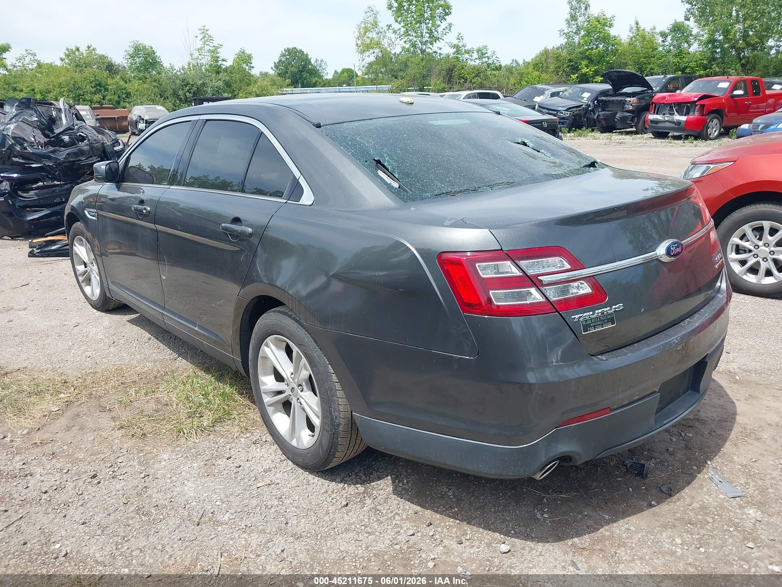 2015 Ford Taurus Sel Gray vin: 1FAHP2E81FG148351