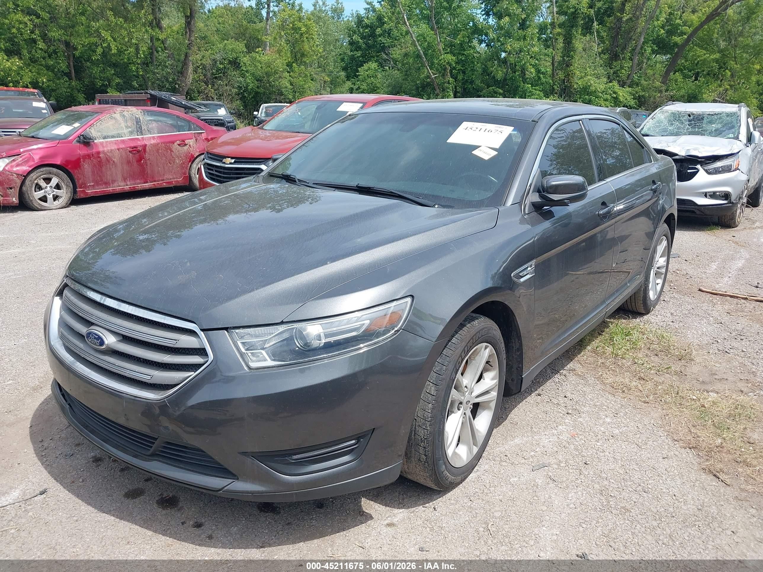 2015 Ford Taurus Sel Gray vin: 1FAHP2E81FG148351