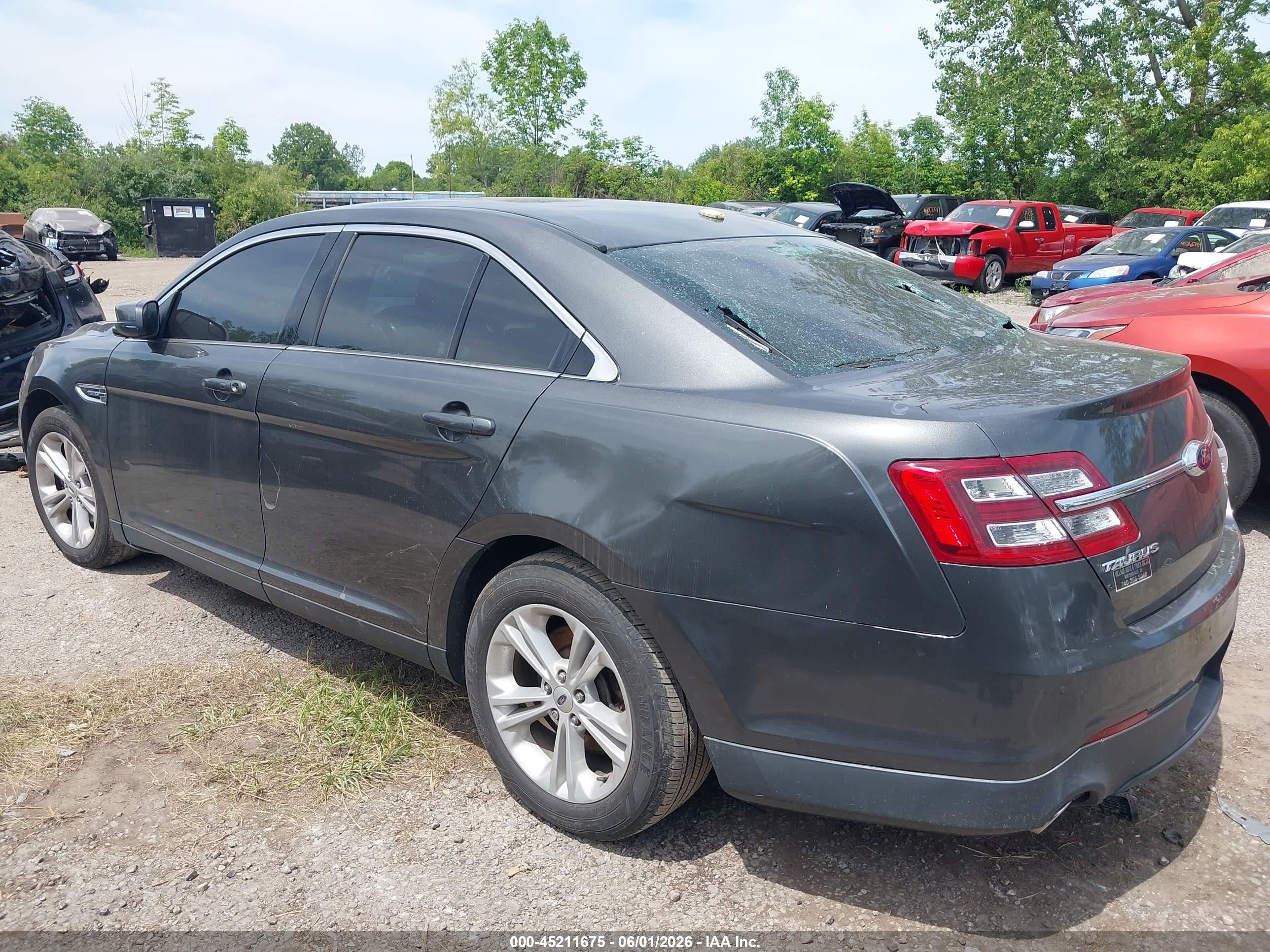 2015 Ford Taurus Sel Gray vin: 1FAHP2E81FG148351