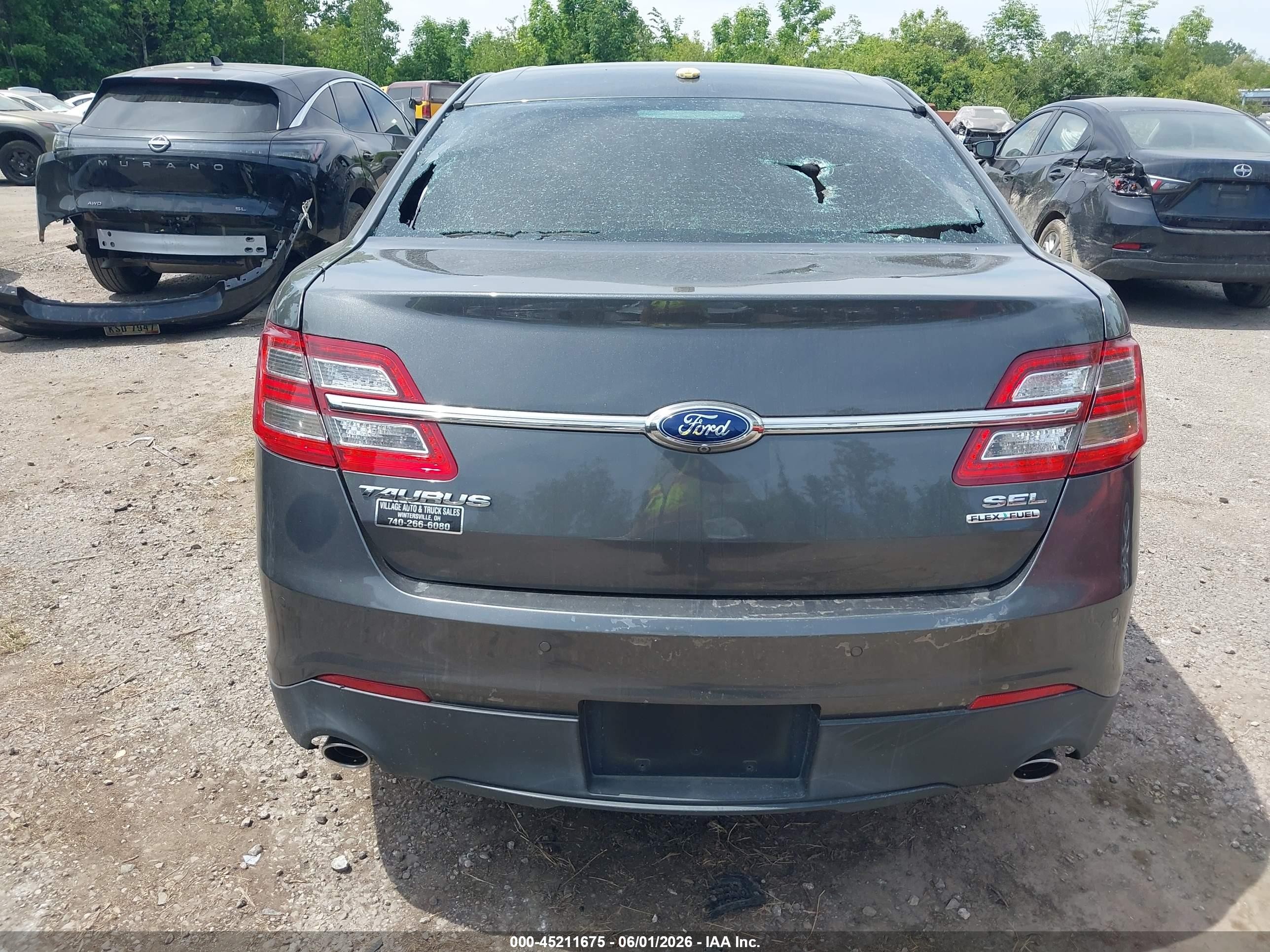 2015 Ford Taurus Sel Gray vin: 1FAHP2E81FG148351