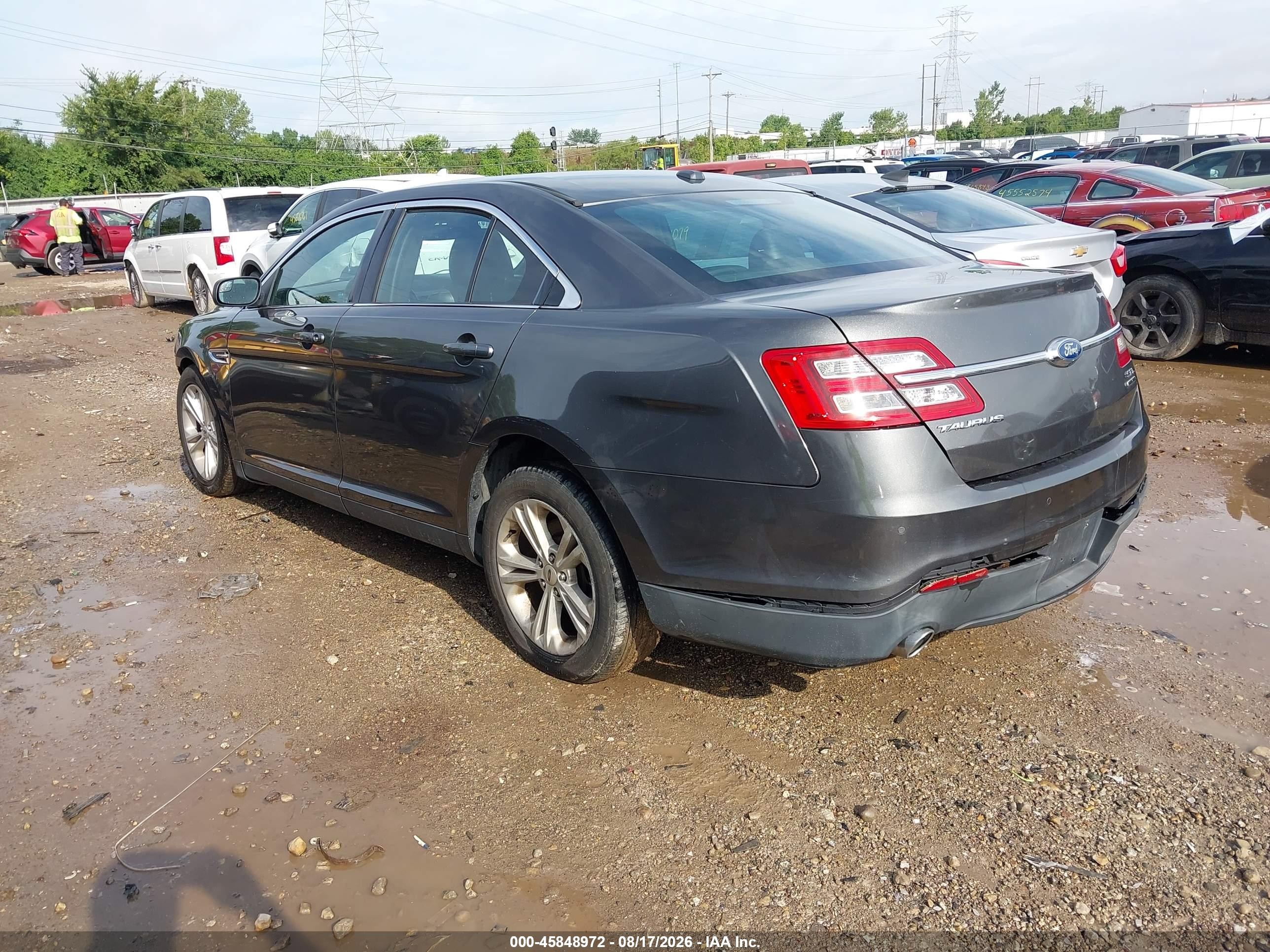 2015 Ford Taurus Sel Gray vin: 1FAHP2E81FG182676