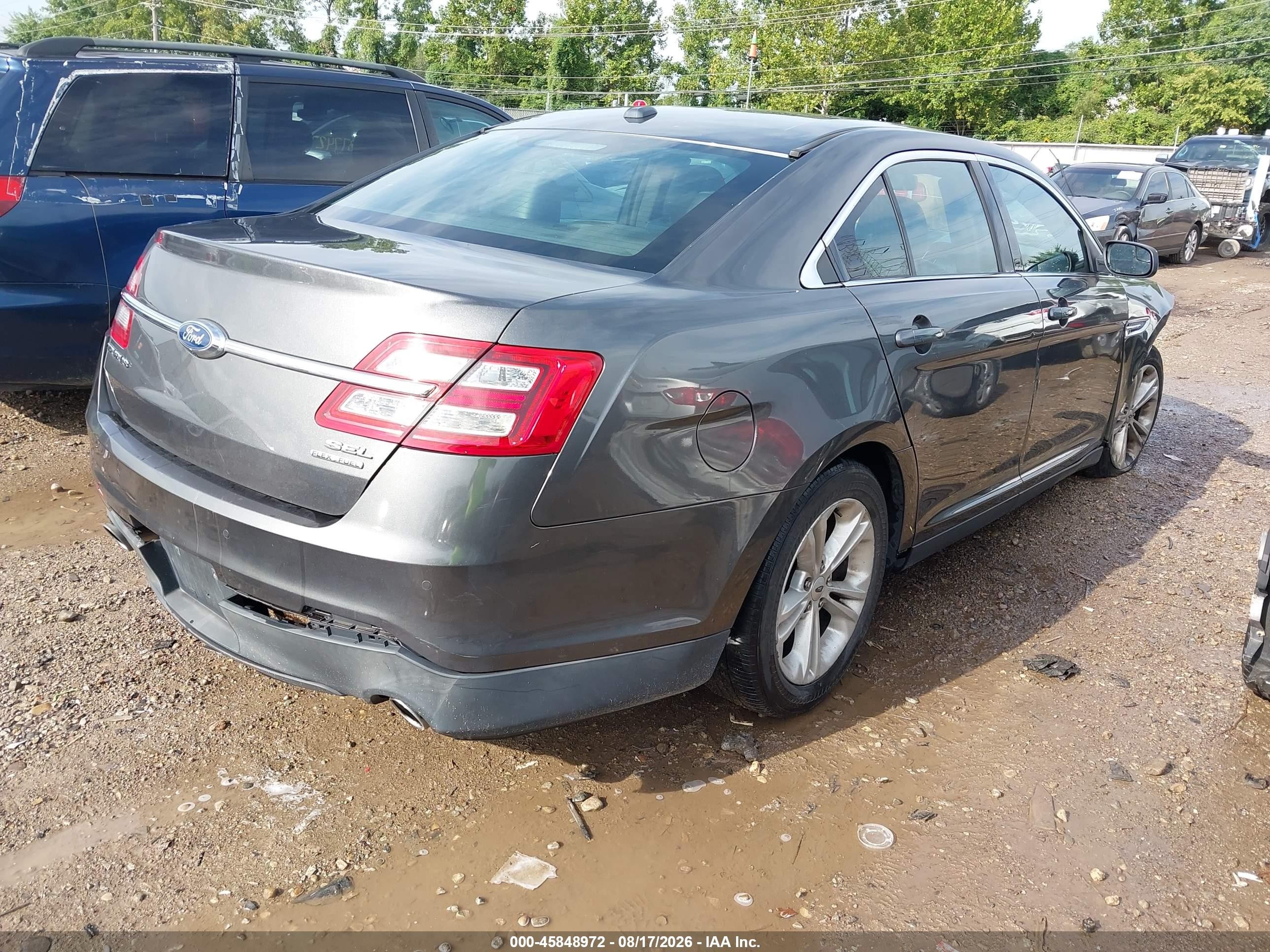 2015 Ford Taurus Sel Gray vin: 1FAHP2E81FG182676
