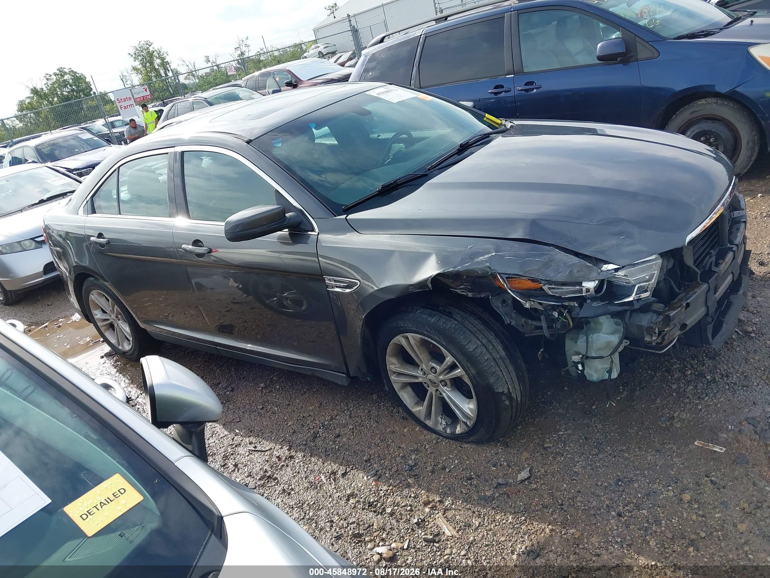 2015 Ford Taurus Sel Gray vin: 1FAHP2E81FG182676