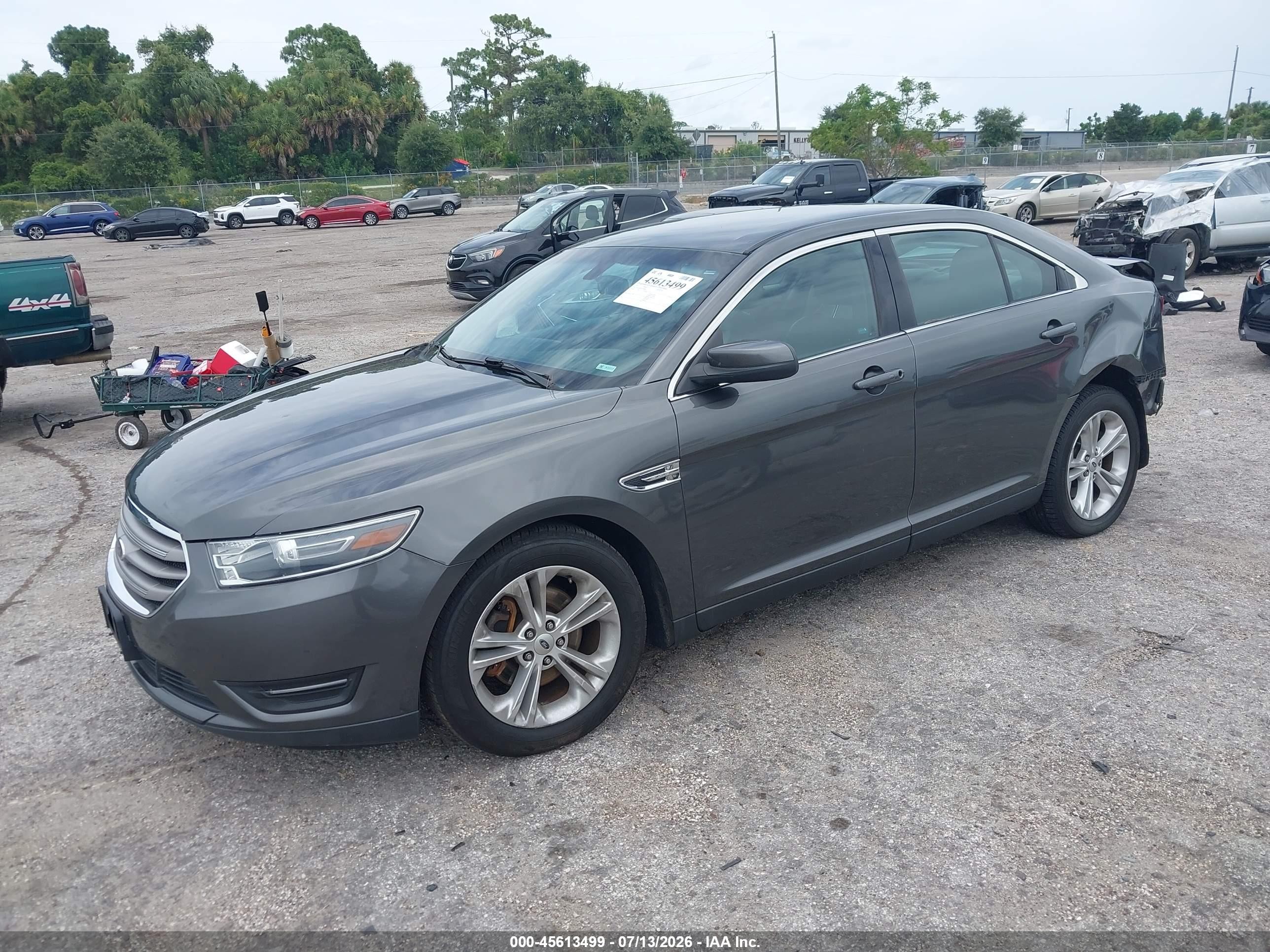 2015 Ford Taurus Sel Серый vin: 1FAHP2E81FG198988