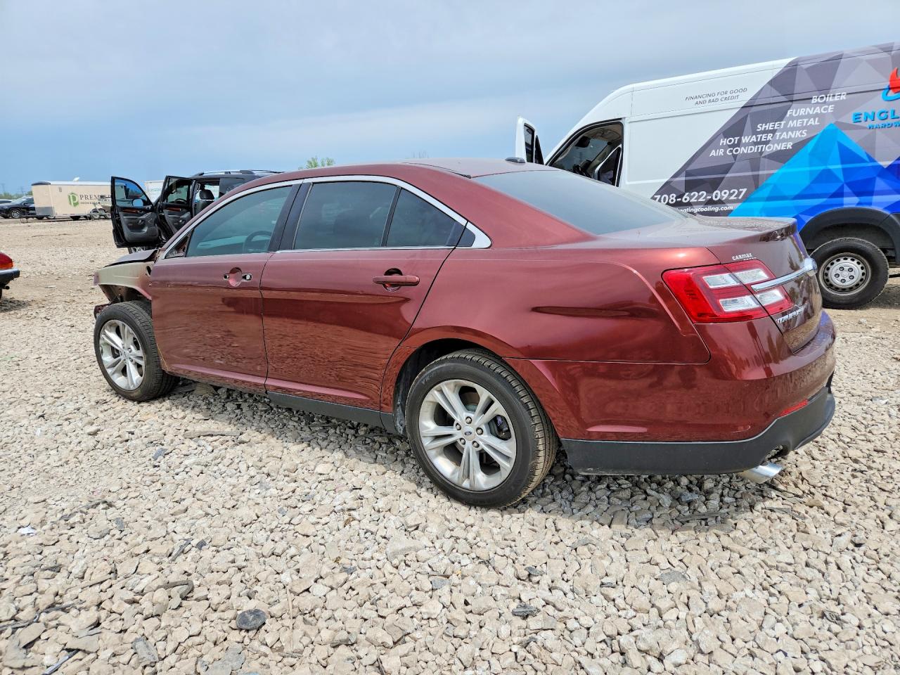 2015 Ford Taurus Sel Brown vin: 1FAHP2E81FG208631