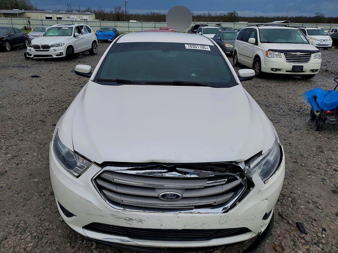 2013 Ford Taurus Sel White vin: 1FAHP2E82DG107465