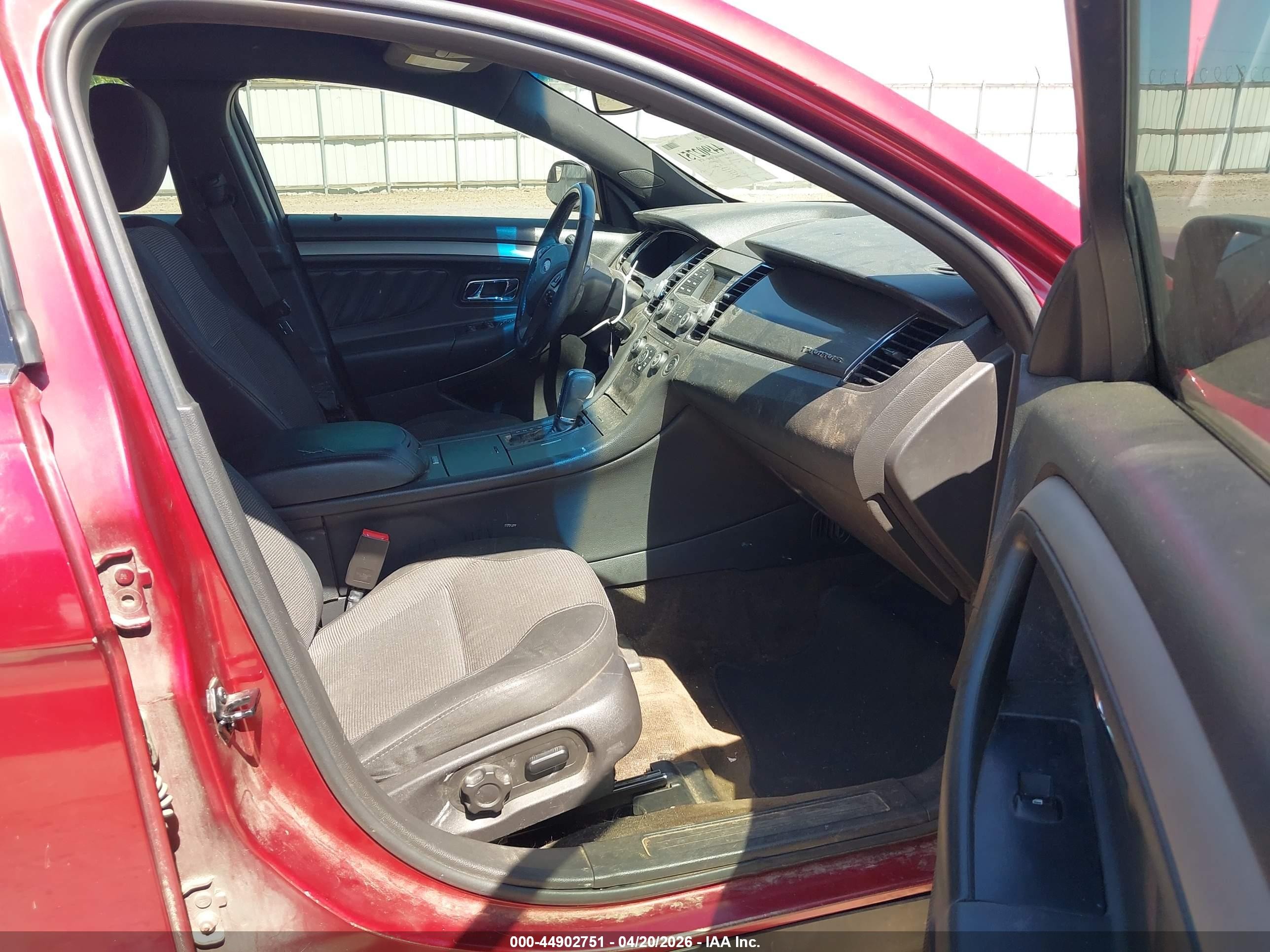 2013 Ford Taurus Sel Burgundy vin: 1FAHP2E82DG167519
