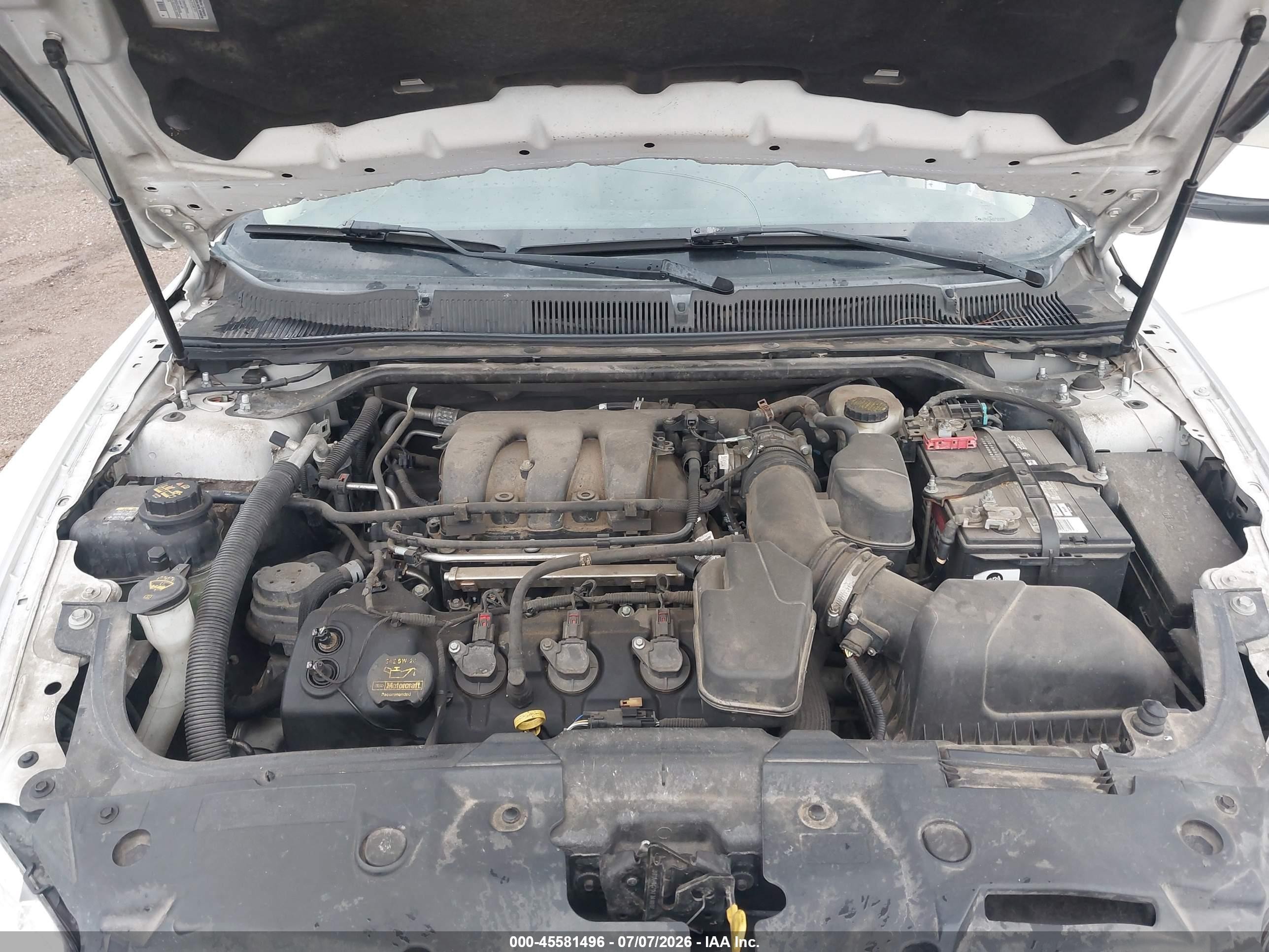 2013 Ford Taurus Sel White vin: 1FAHP2E82DG169285