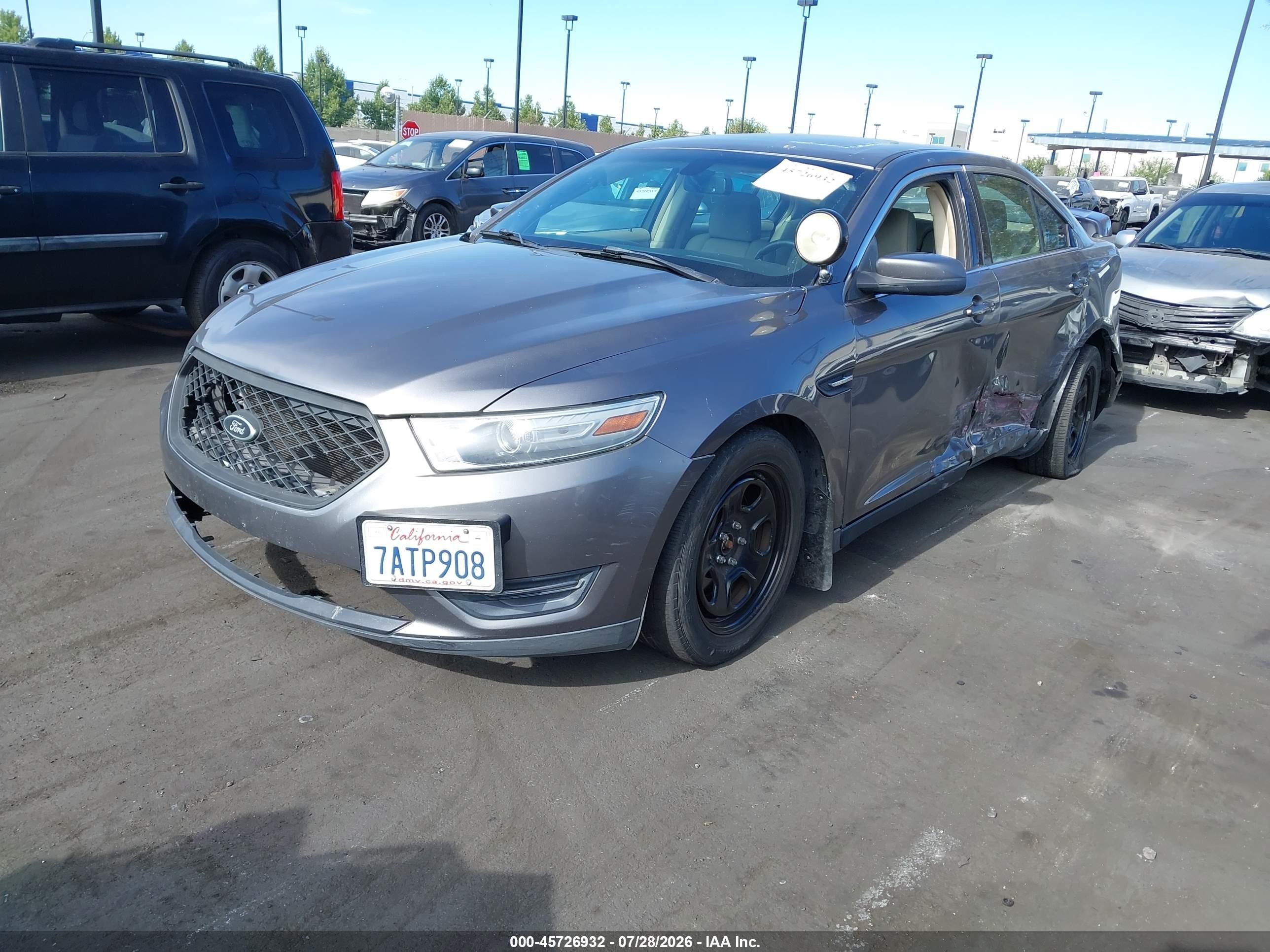 2013 Ford Taurus Sel Gray vin: 1FAHP2E82DG172428