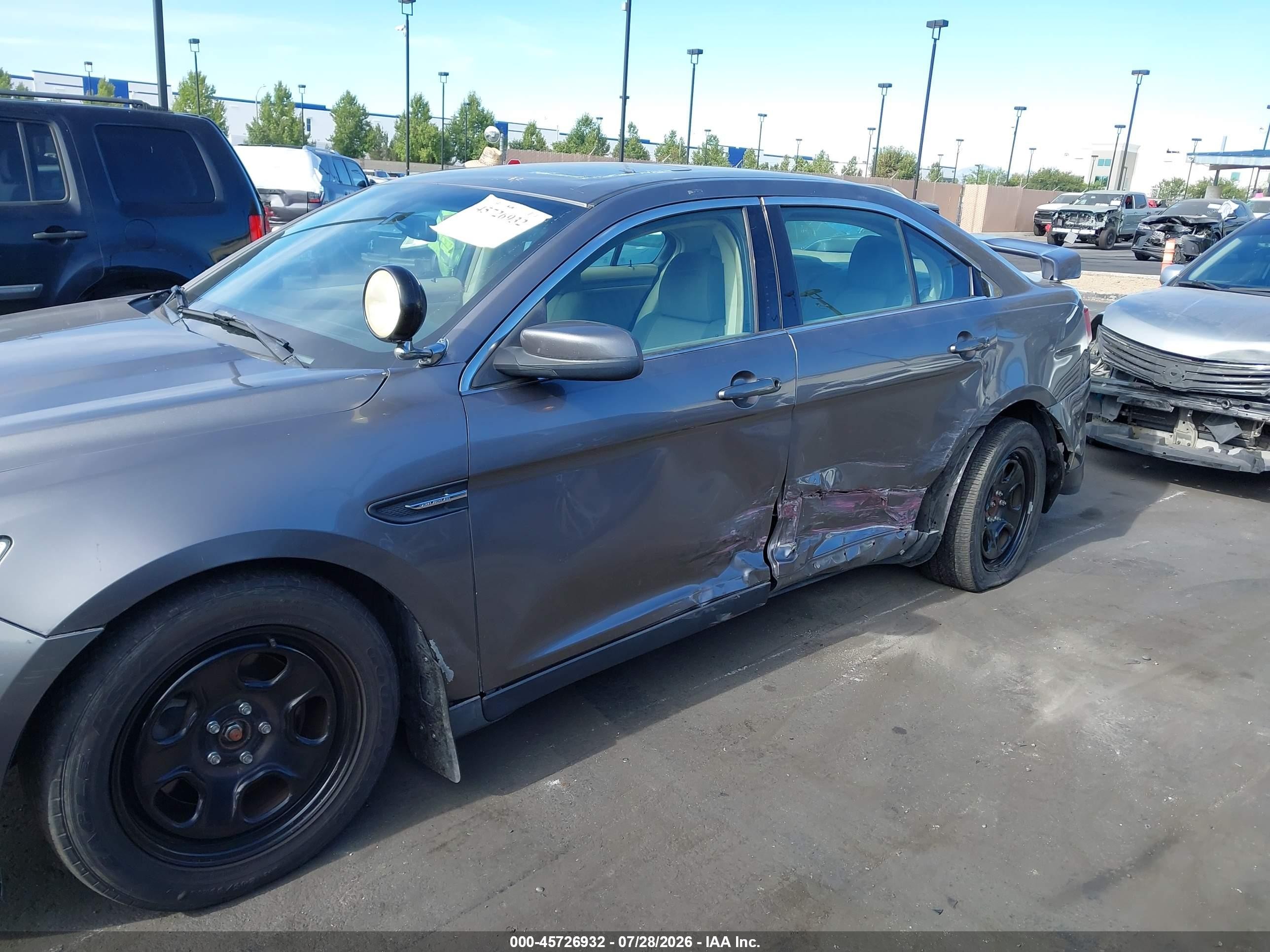 2013 Ford Taurus Sel Gray vin: 1FAHP2E82DG172428