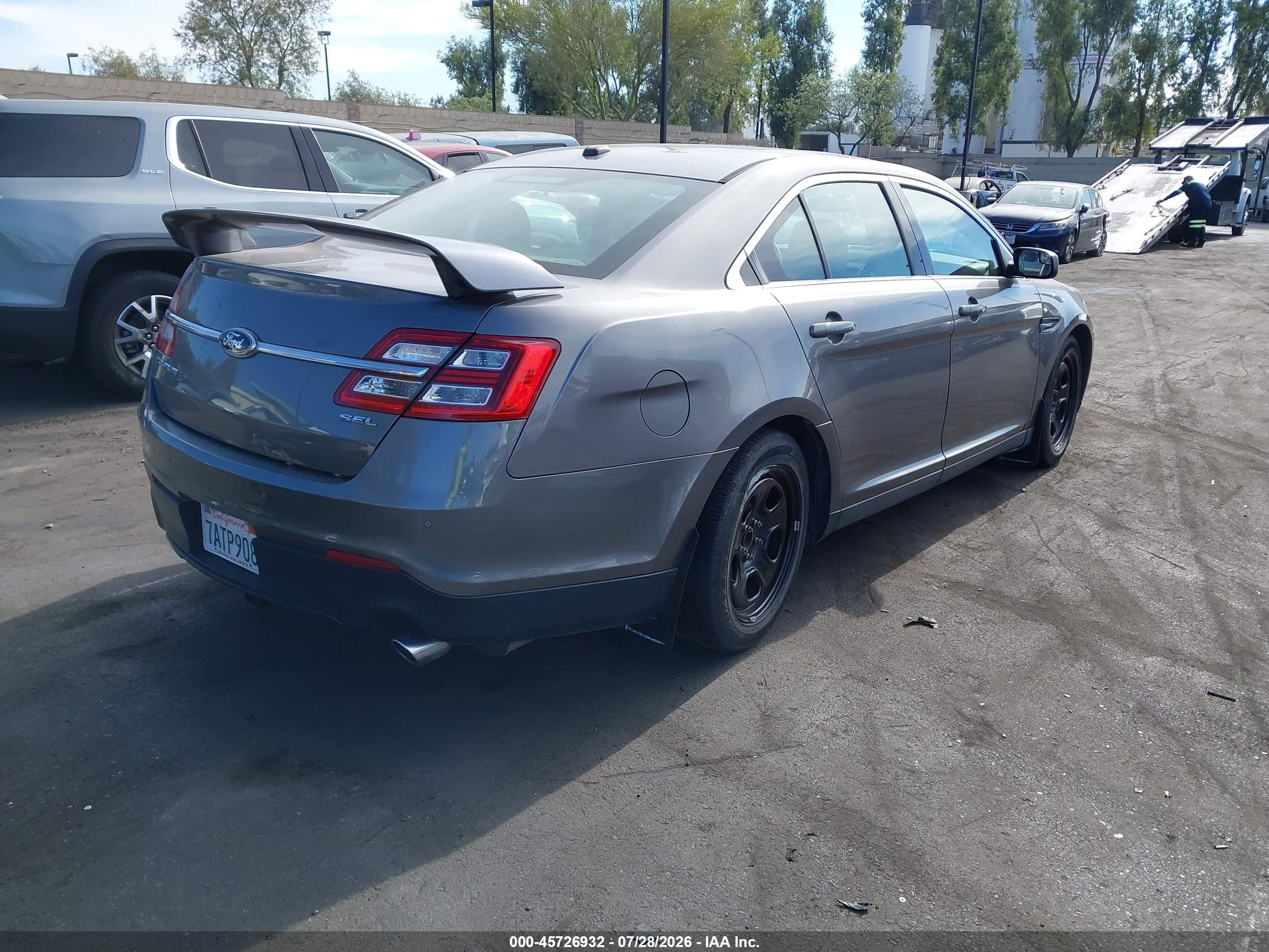 2013 Ford Taurus Sel Gray vin: 1FAHP2E82DG172428