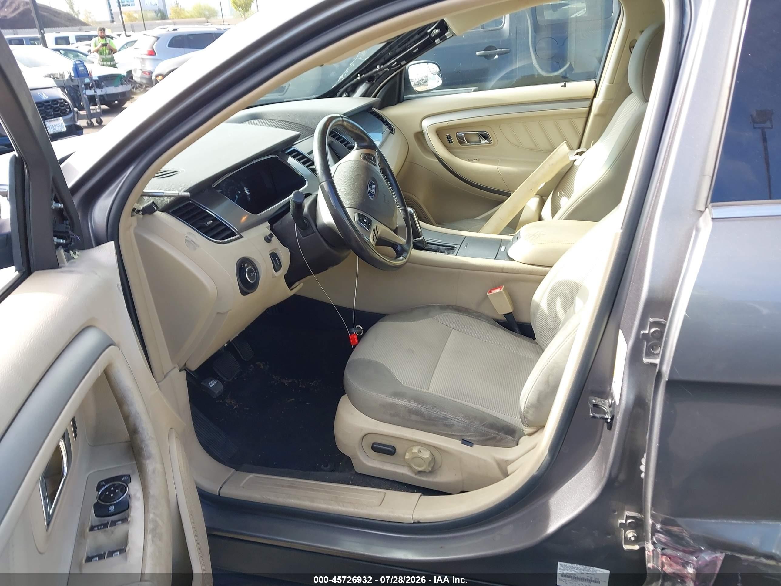 2013 Ford Taurus Sel Gray vin: 1FAHP2E82DG172428