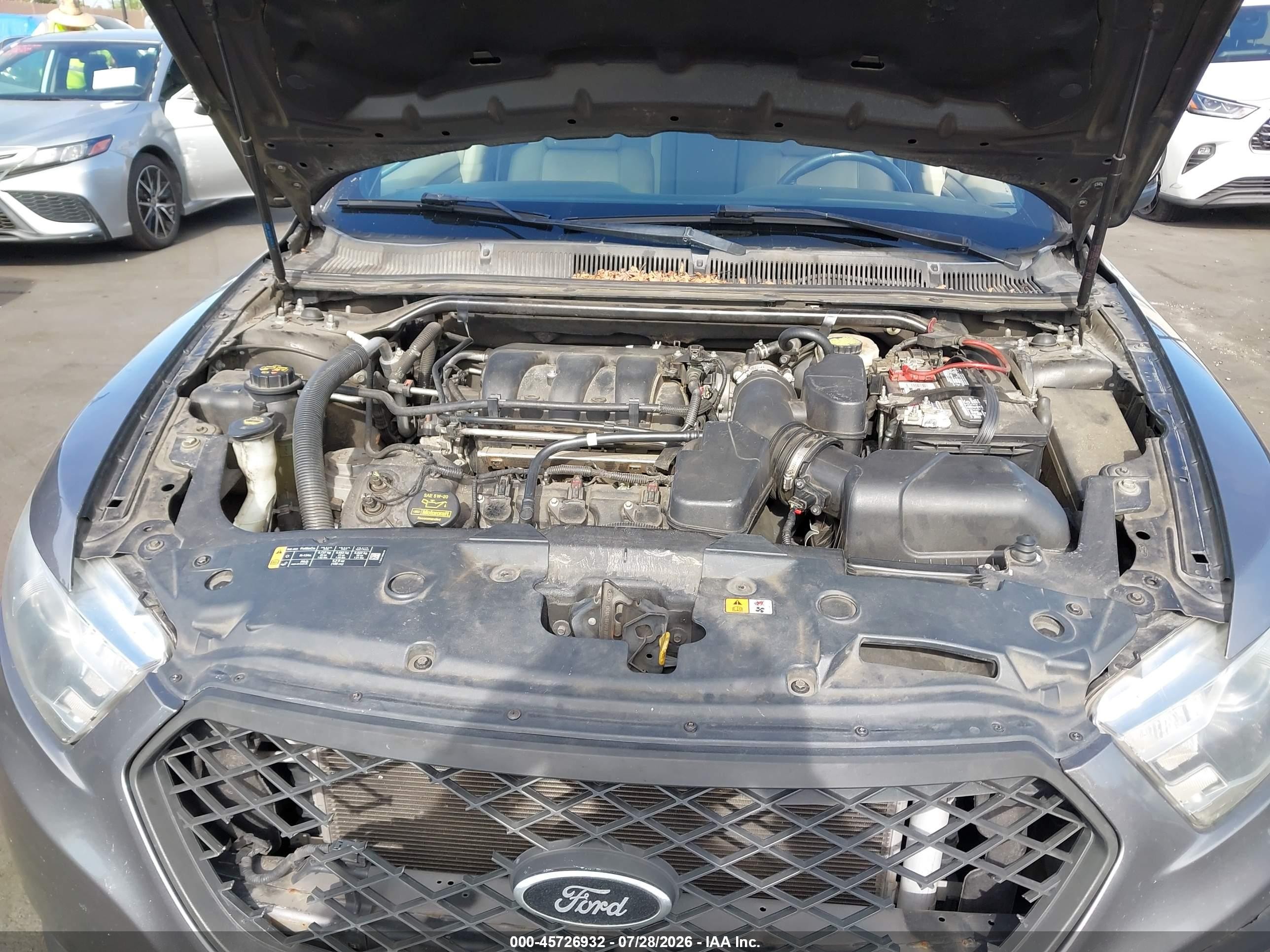 2013 Ford Taurus Sel Gray vin: 1FAHP2E82DG172428