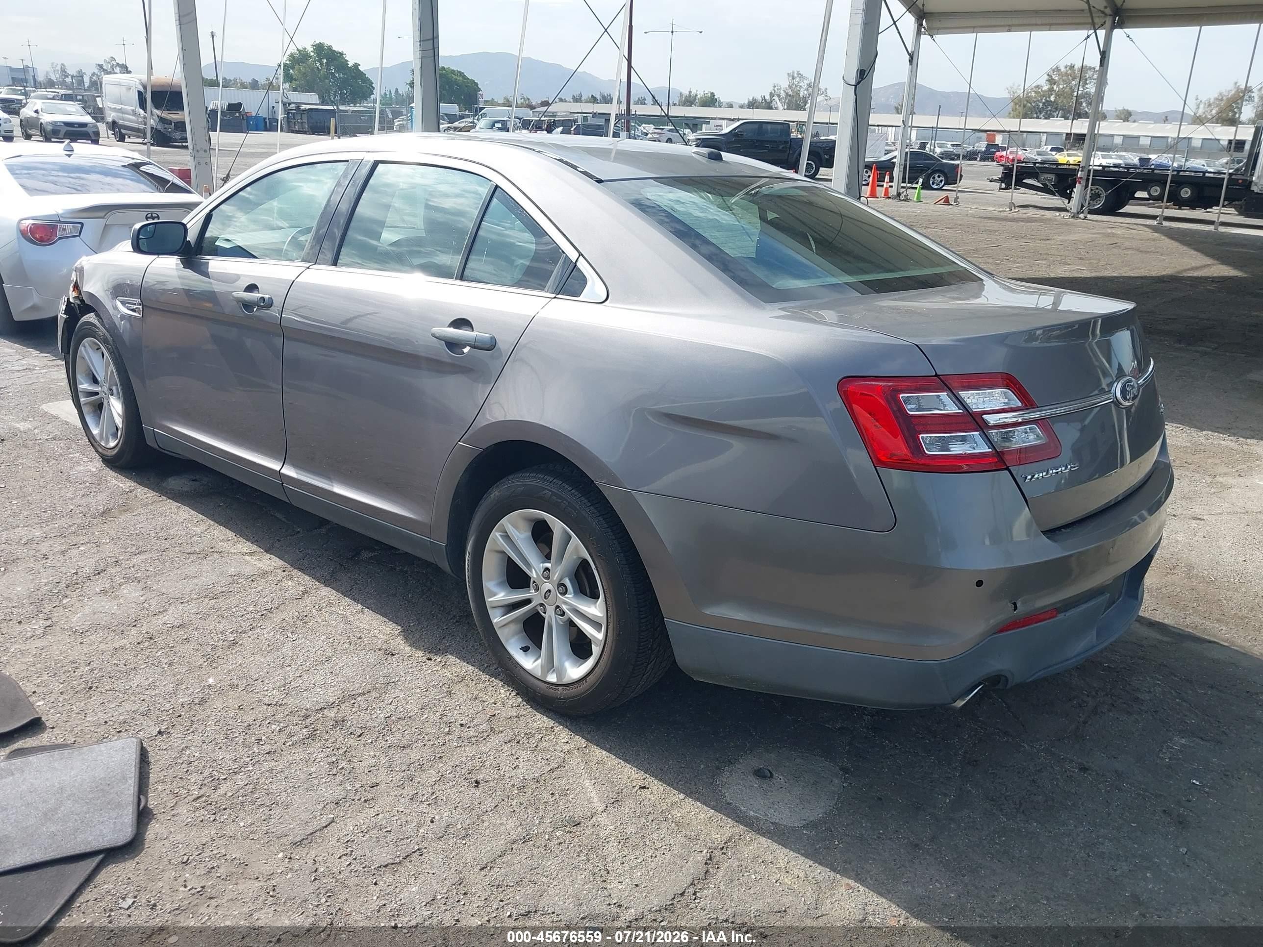 2013 Ford Taurus Sel Gray vin: 1FAHP2E82DG201670