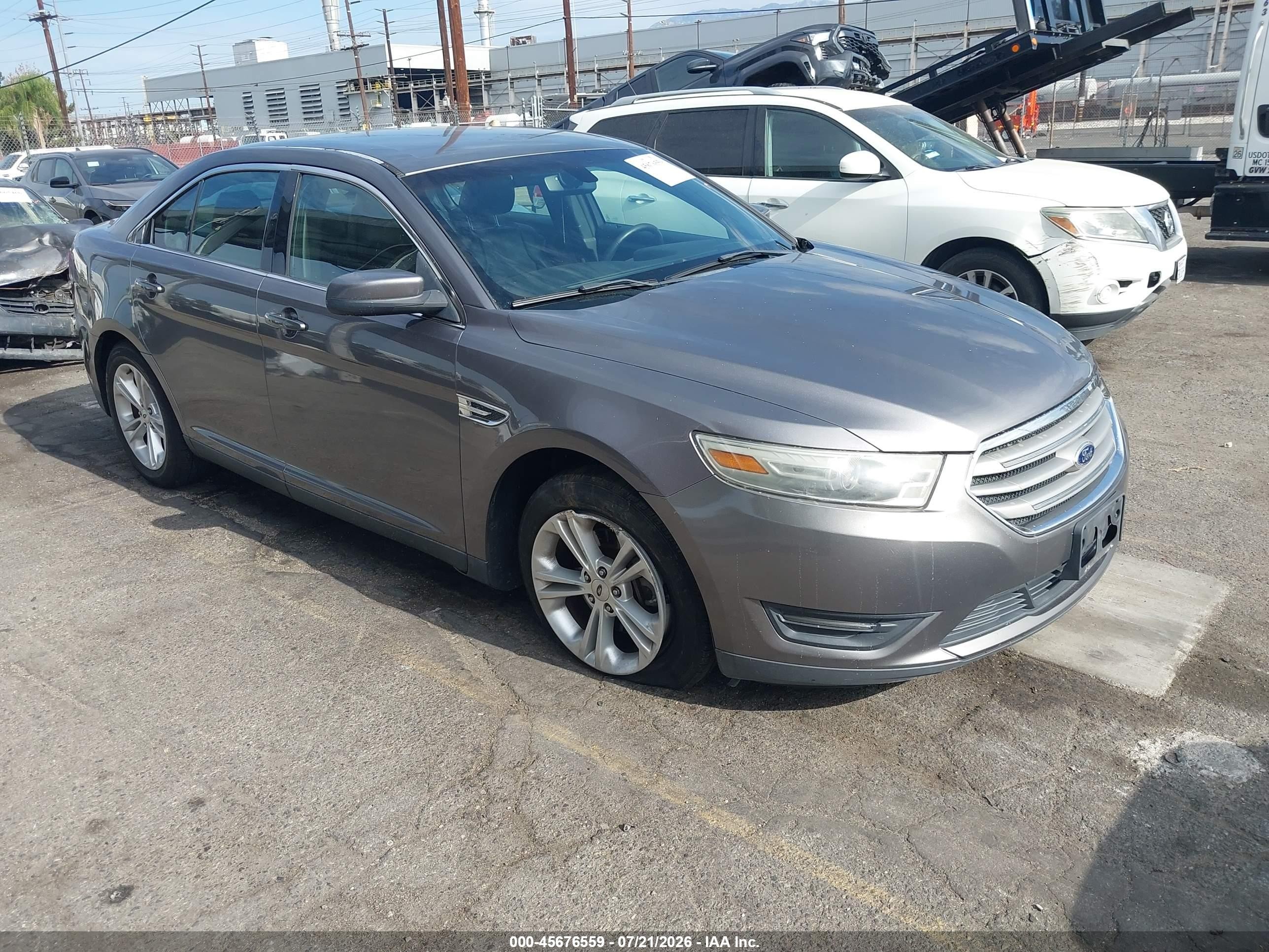 2013 Ford Taurus Sel Gray vin: 1FAHP2E82DG201670