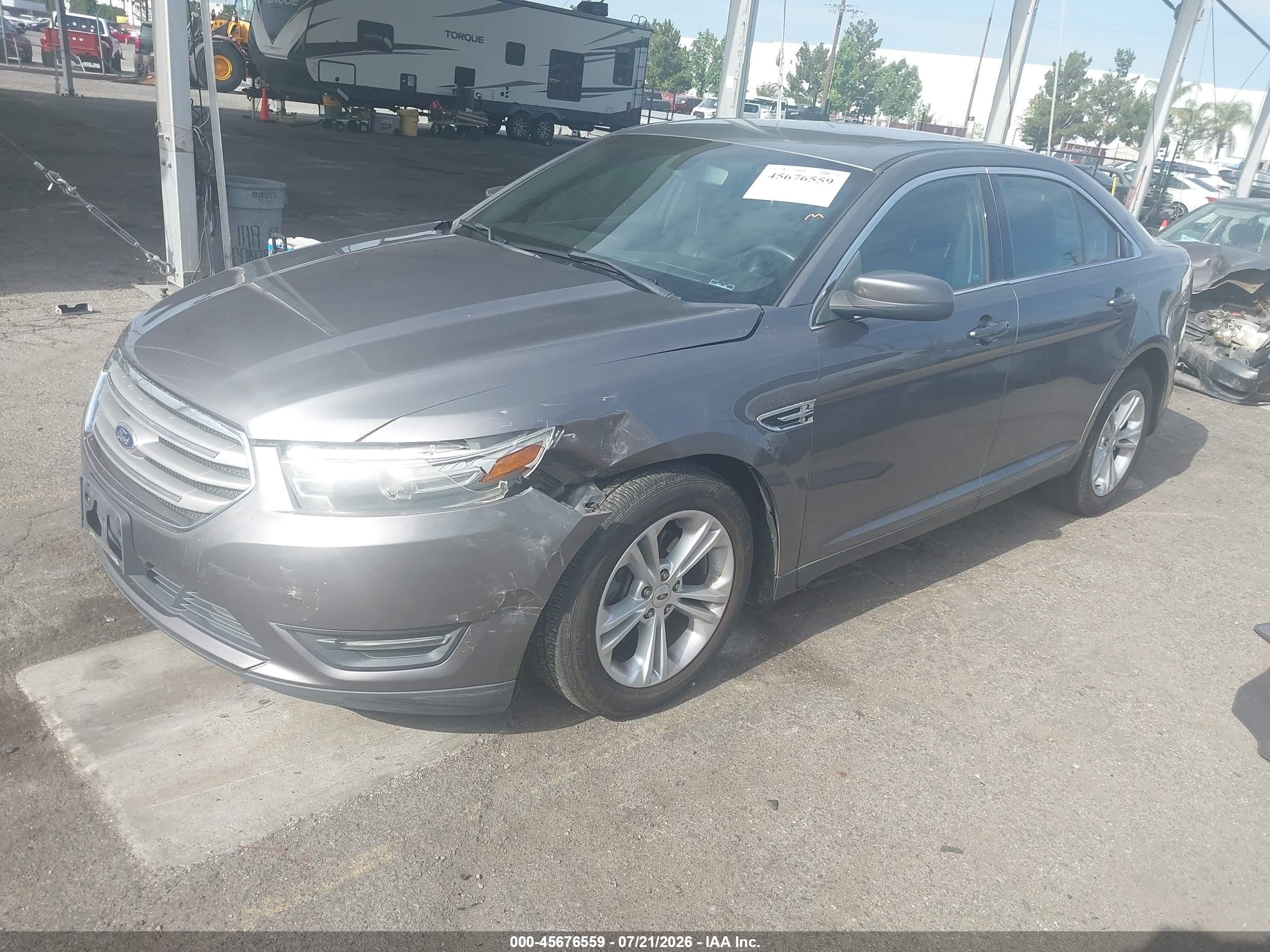 2013 Ford Taurus Sel Gray vin: 1FAHP2E82DG201670