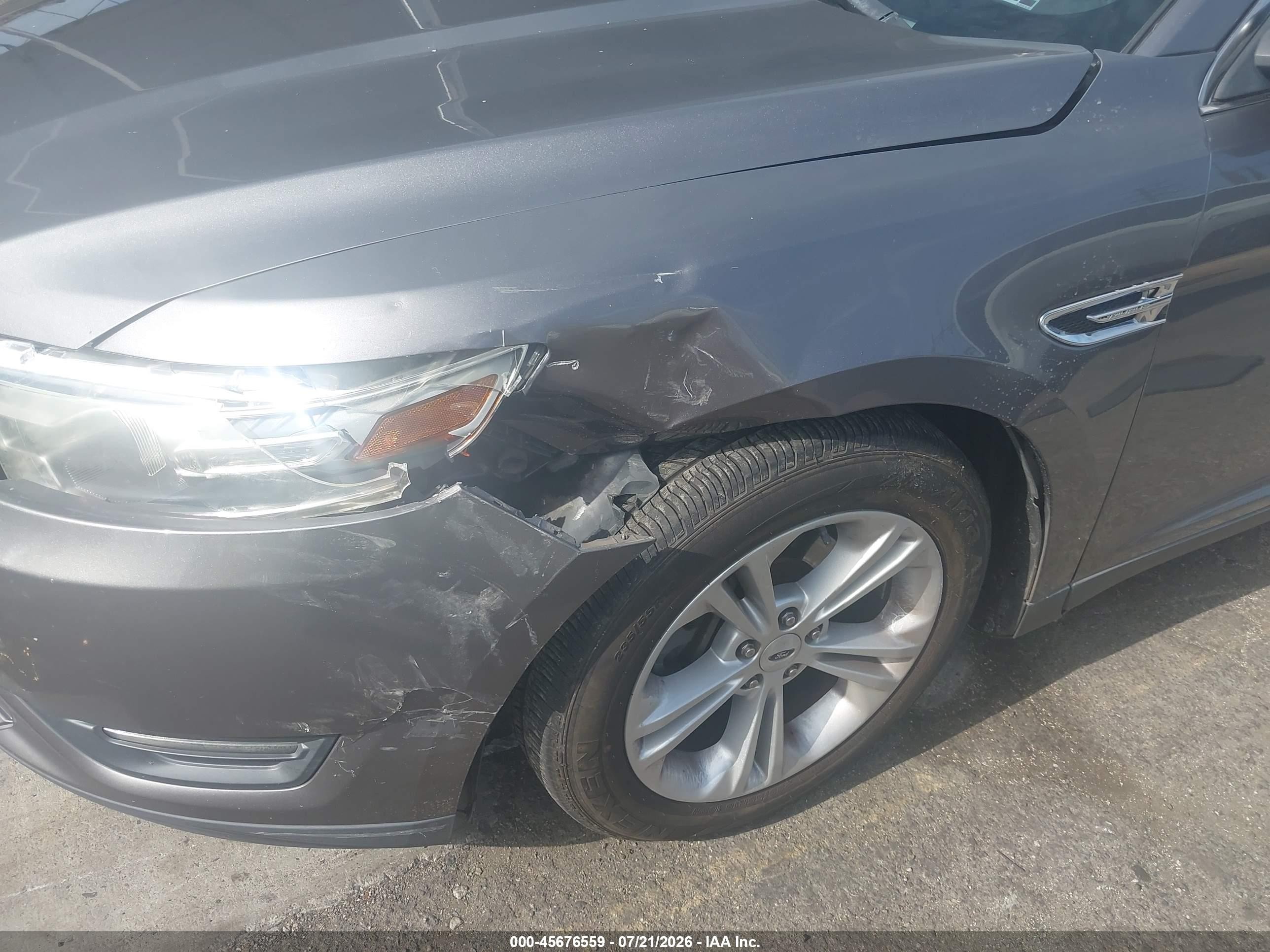 2013 Ford Taurus Sel Gray vin: 1FAHP2E82DG201670