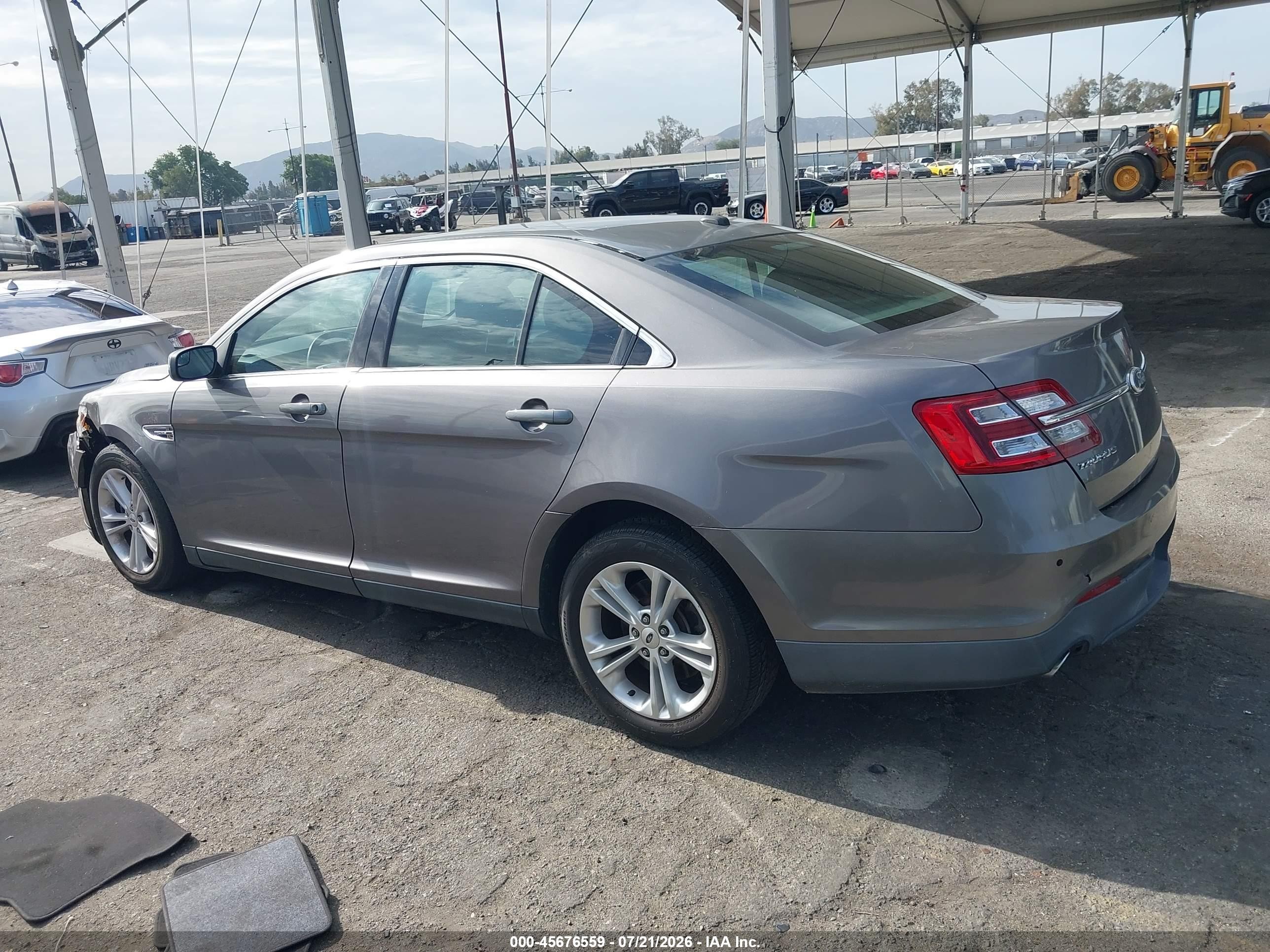 2013 Ford Taurus Sel Gray vin: 1FAHP2E82DG201670