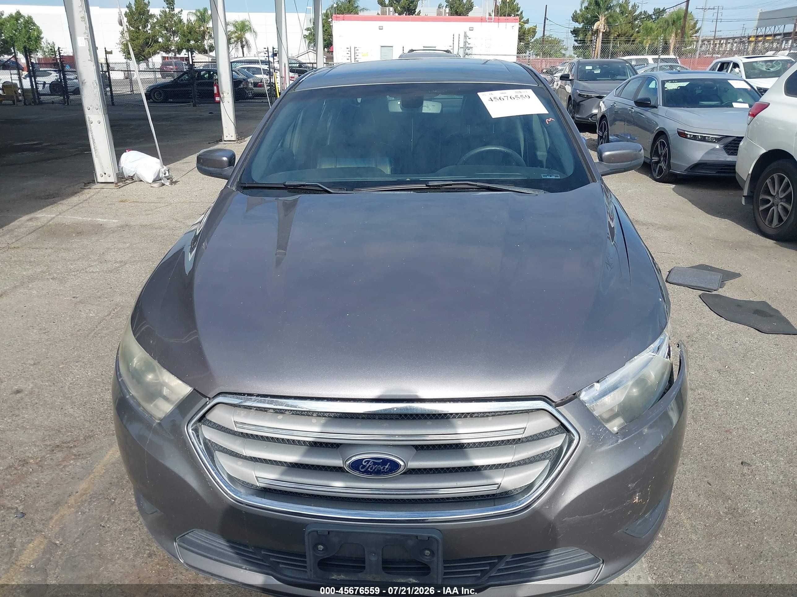 2013 Ford Taurus Sel Gray vin: 1FAHP2E82DG201670