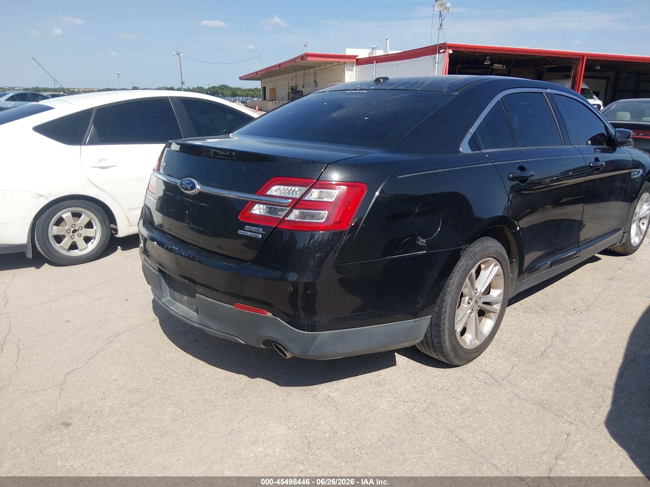 2013 Ford Taurus Sel Black vin: 1FAHP2E82DG208179