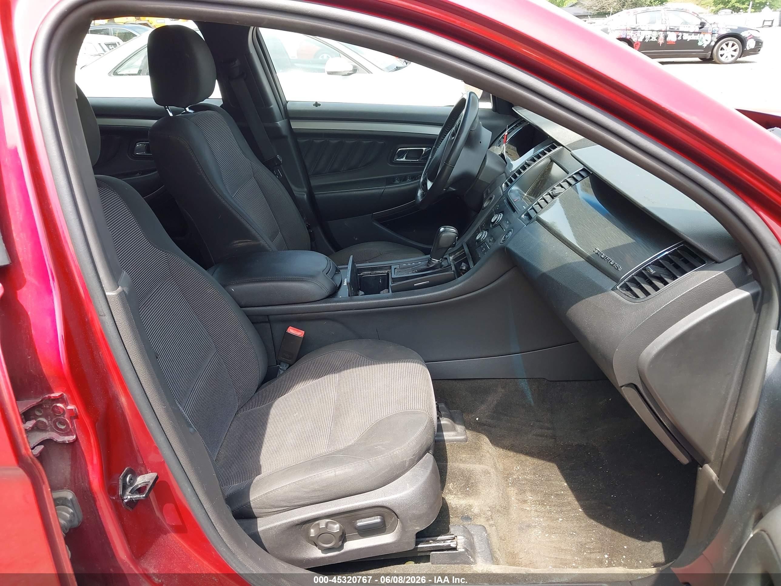 2014 Ford Taurus Sel Red vin: 1FAHP2E82EG121206