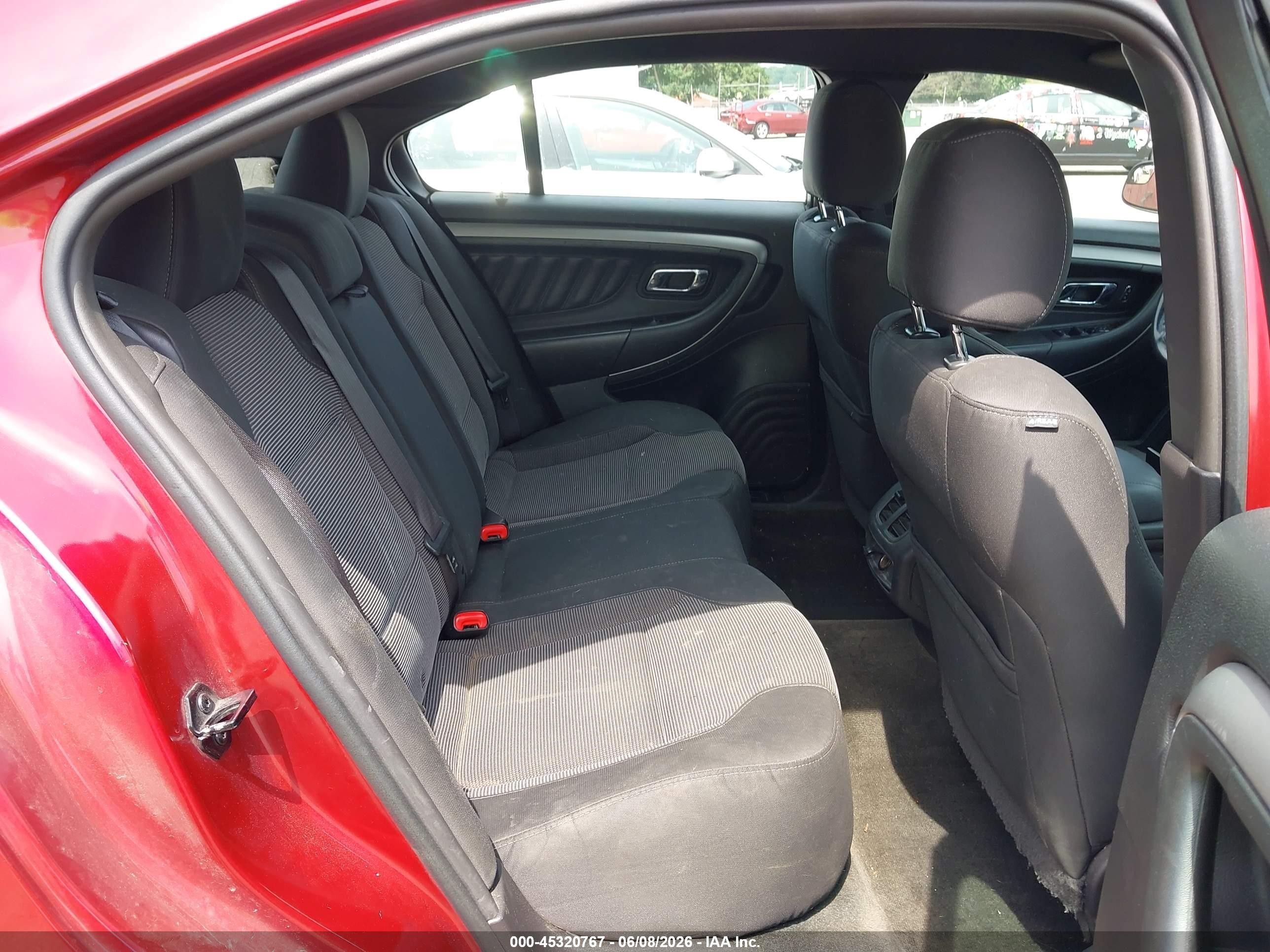 2014 Ford Taurus Sel Red vin: 1FAHP2E82EG121206