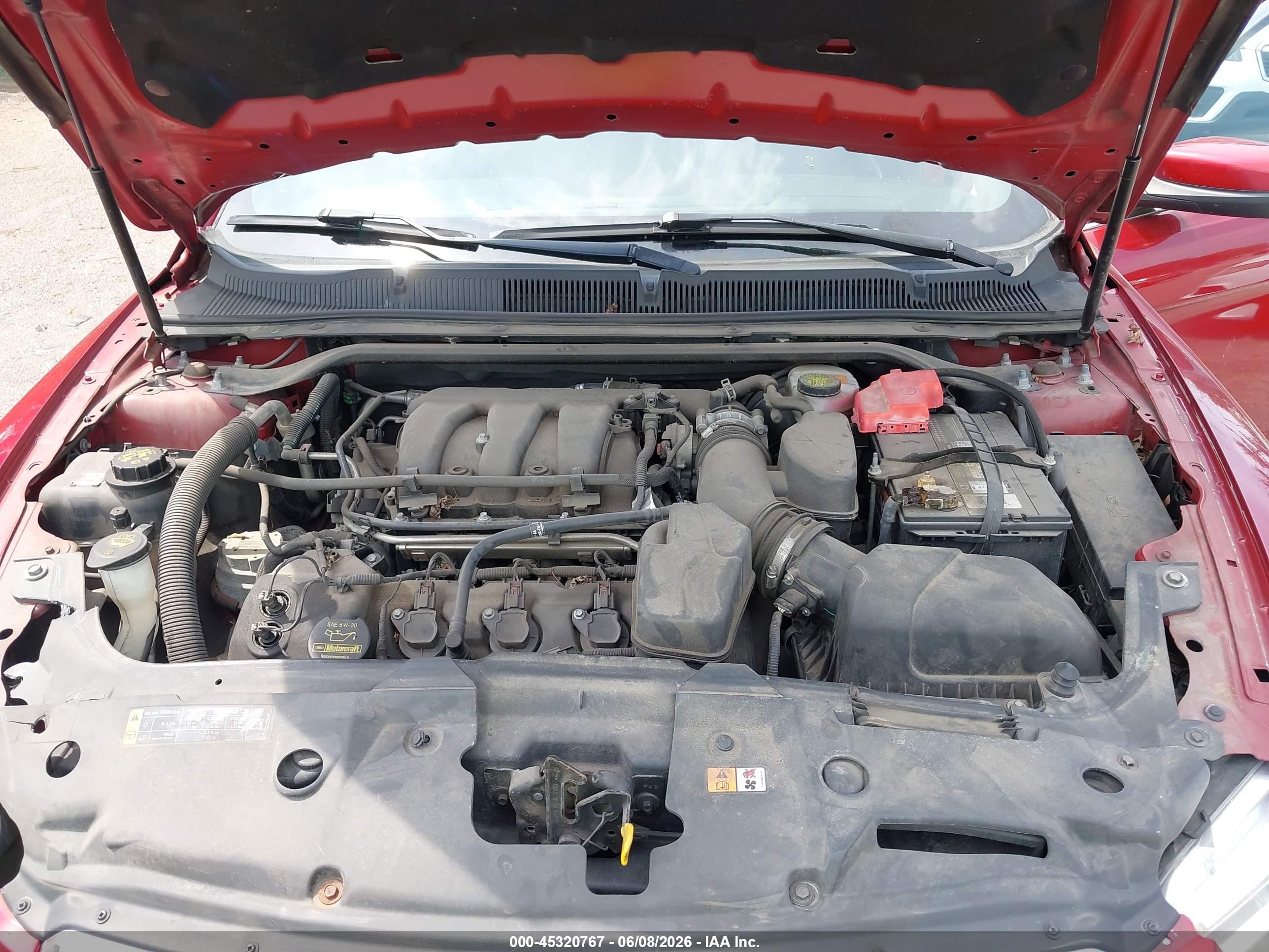 2014 Ford Taurus Sel Red vin: 1FAHP2E82EG121206