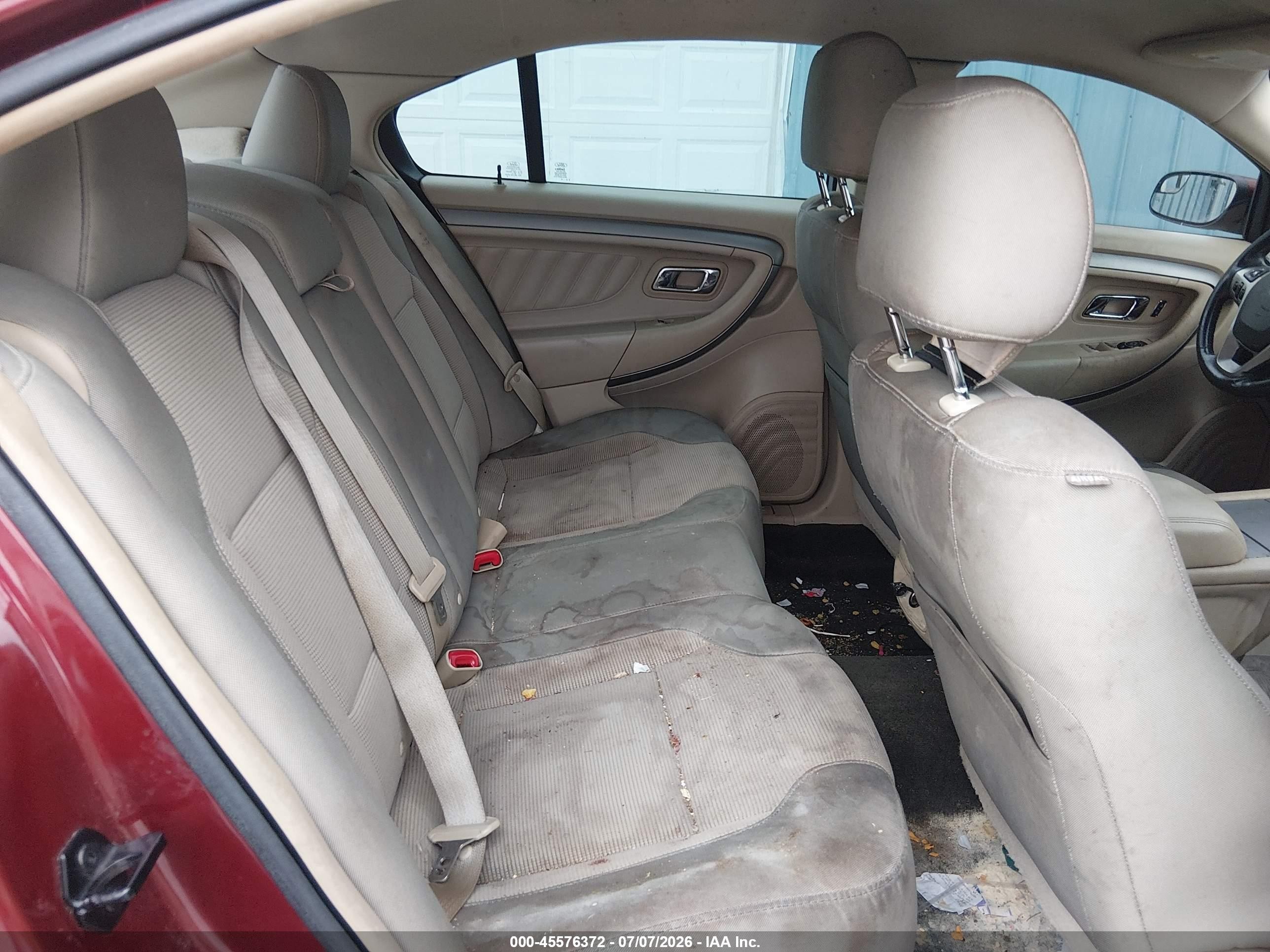 2014 Ford Taurus Sel Maroon vin: 1FAHP2E82EG133579