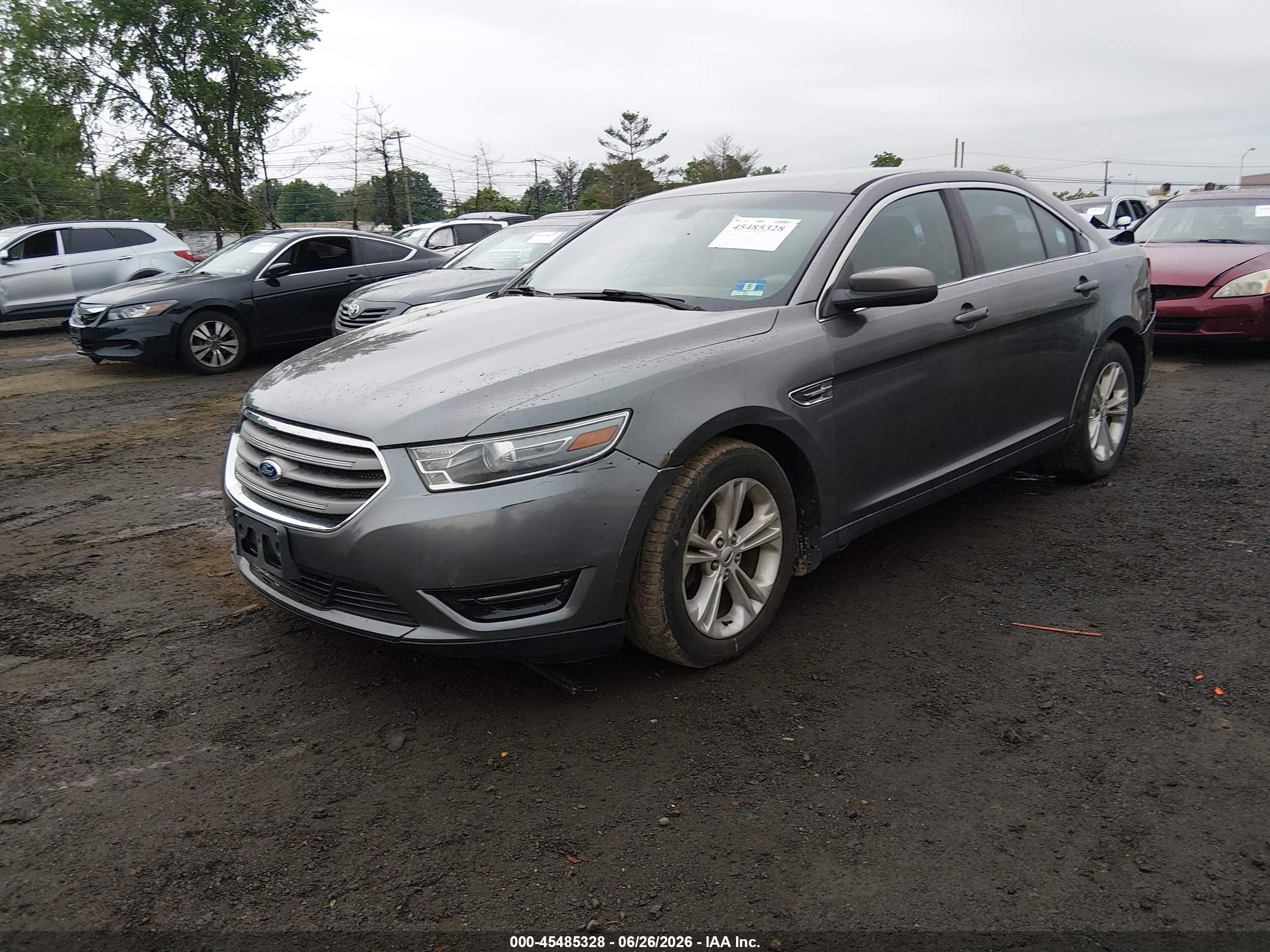2014 Ford Taurus Sel Gray vin: 1FAHP2E82EG136000