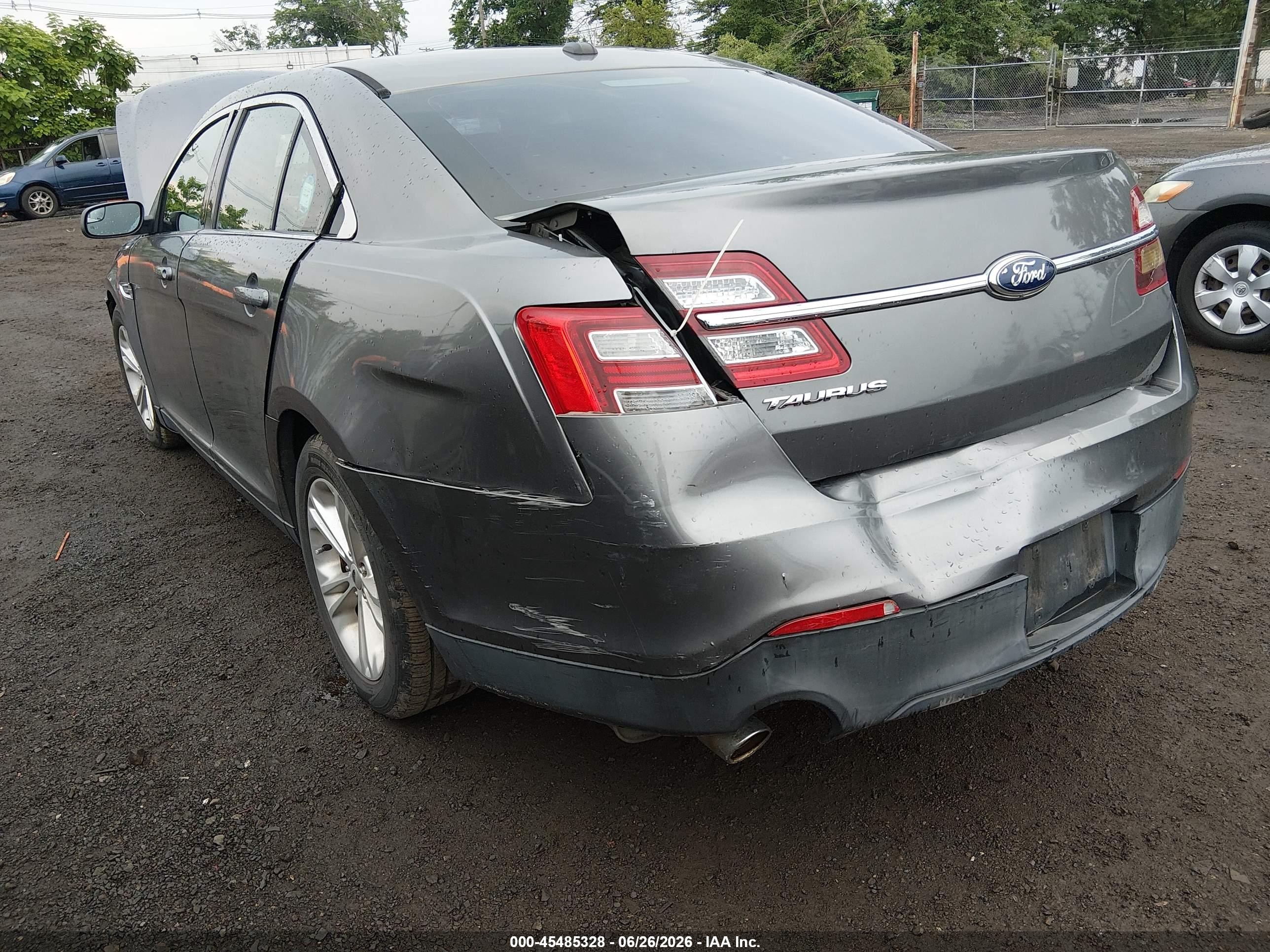 2014 Ford Taurus Sel Gray vin: 1FAHP2E82EG136000