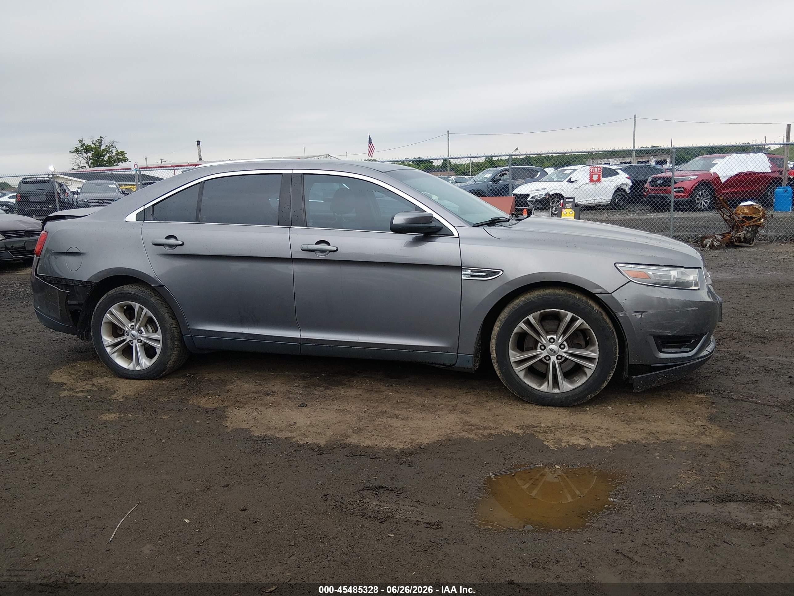 2014 Ford Taurus Sel Gray vin: 1FAHP2E82EG136000